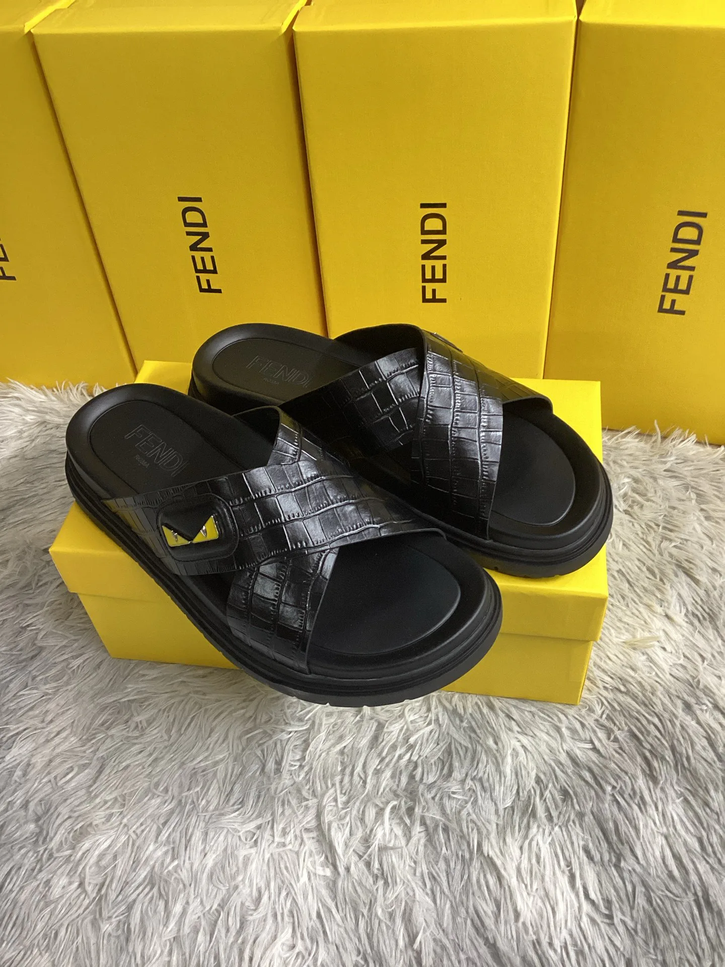 Шлепанцы Мужские Fendi 13353282