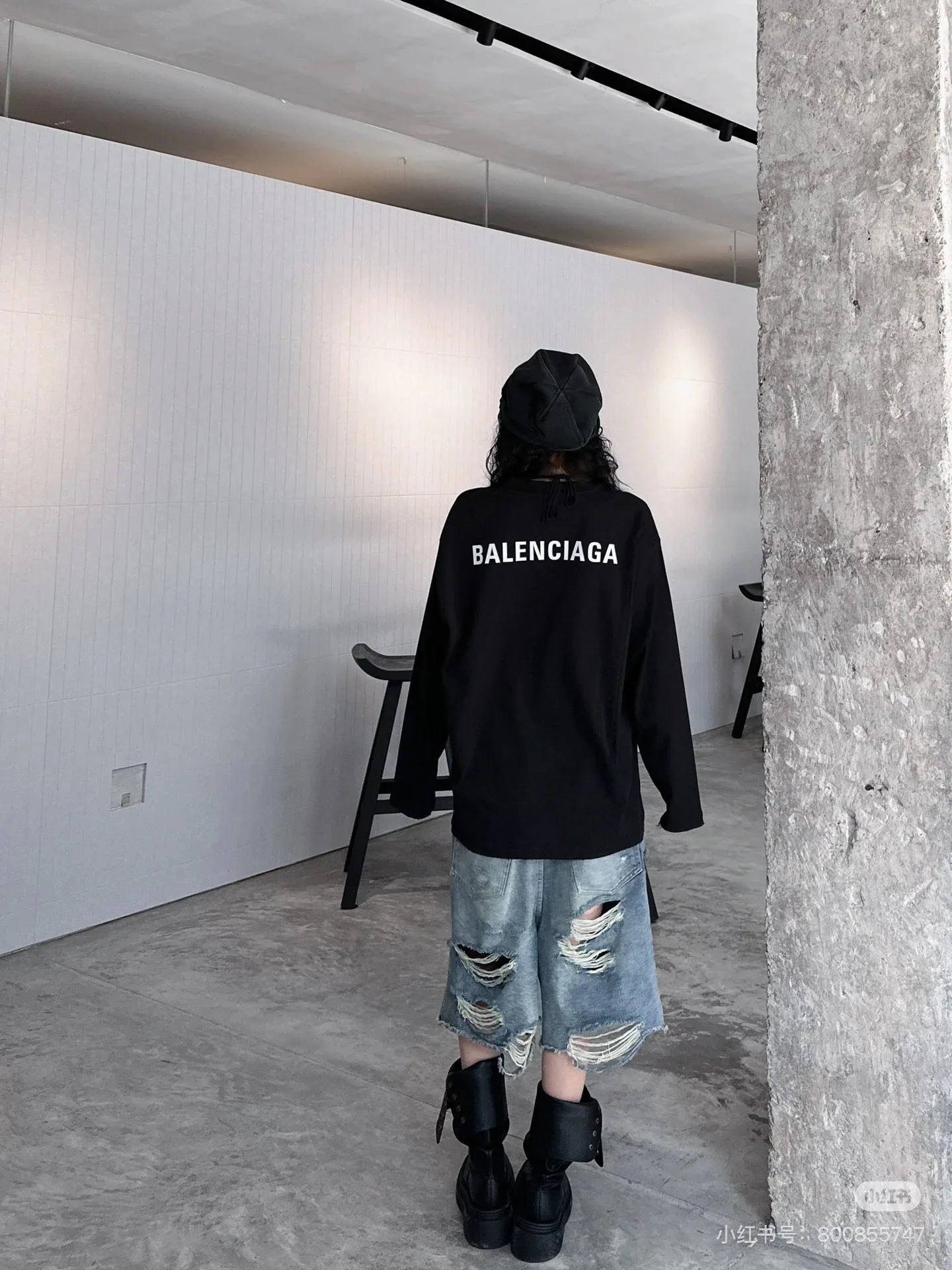 Лонгсливы Мужские Balenciaga 214765