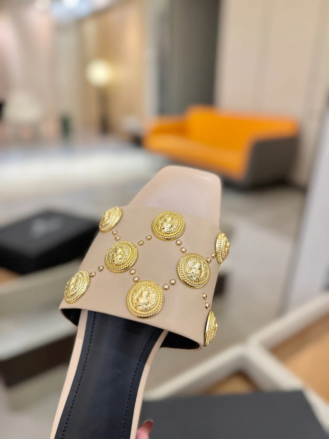 Шлепанцы Женские Balmain 841027