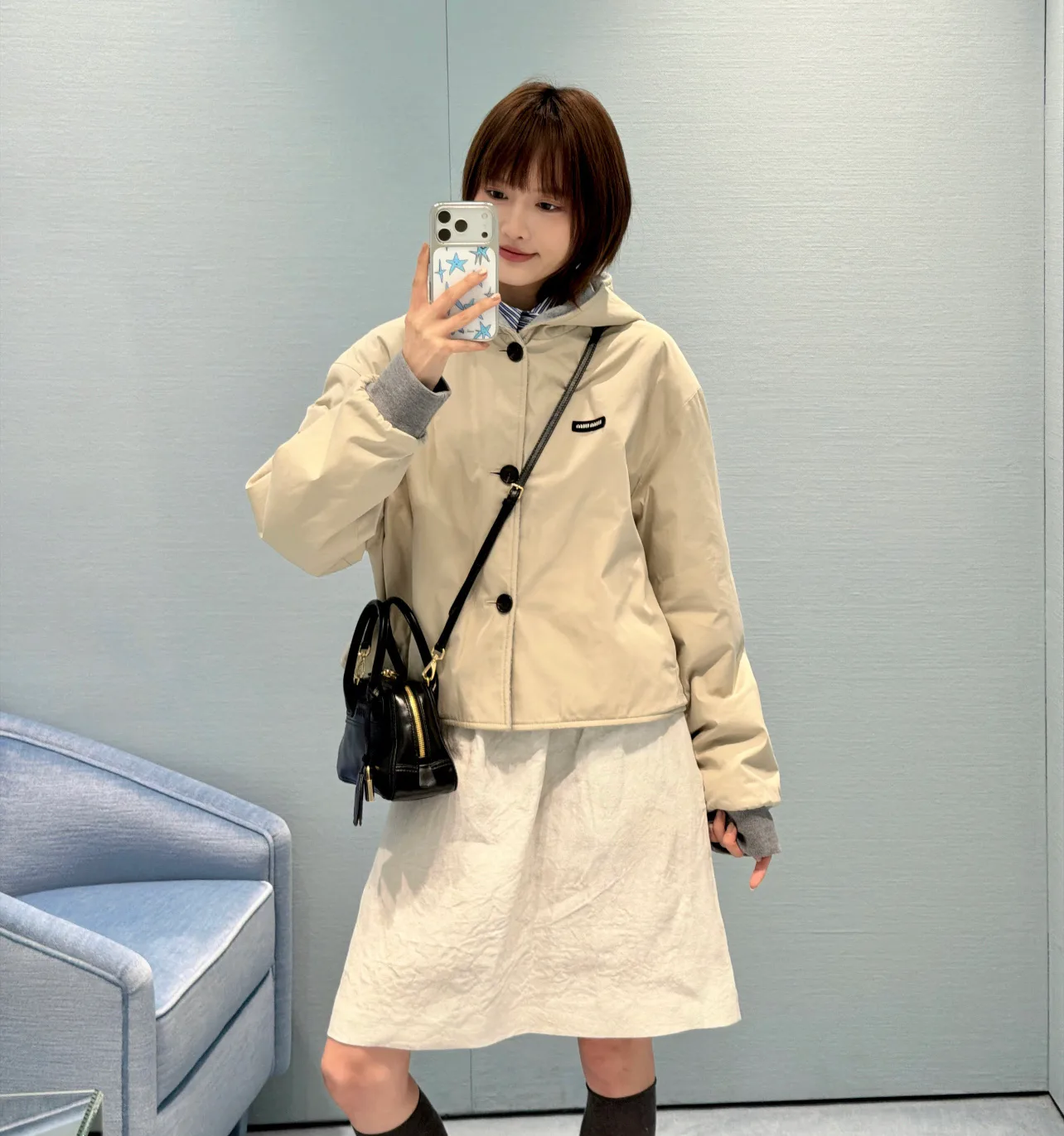 Куртки И Пуховики Женские Miu Miu 18030688