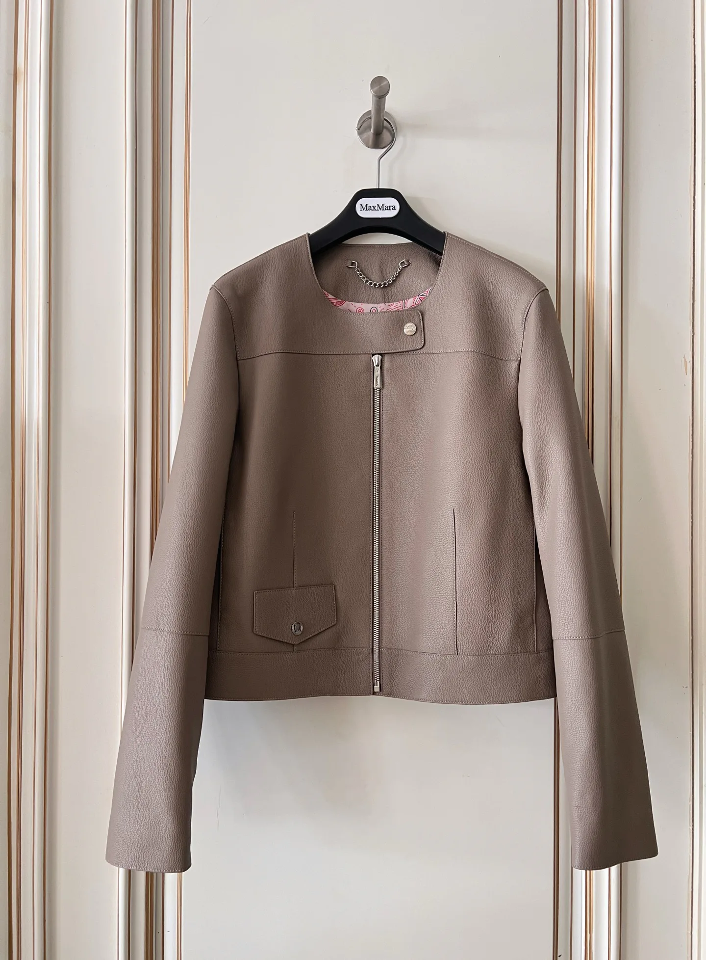 Кожаные Куртки И Дублёнки Женские Hermes 17903744