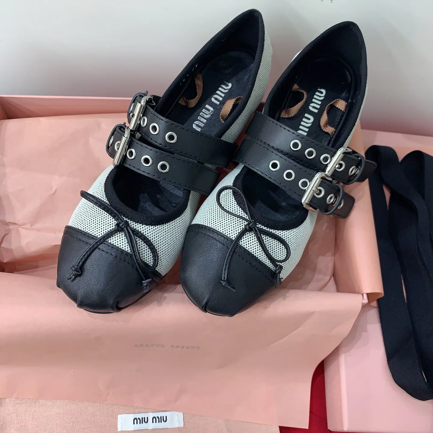 Балетки Женские Miu Miu 12696589