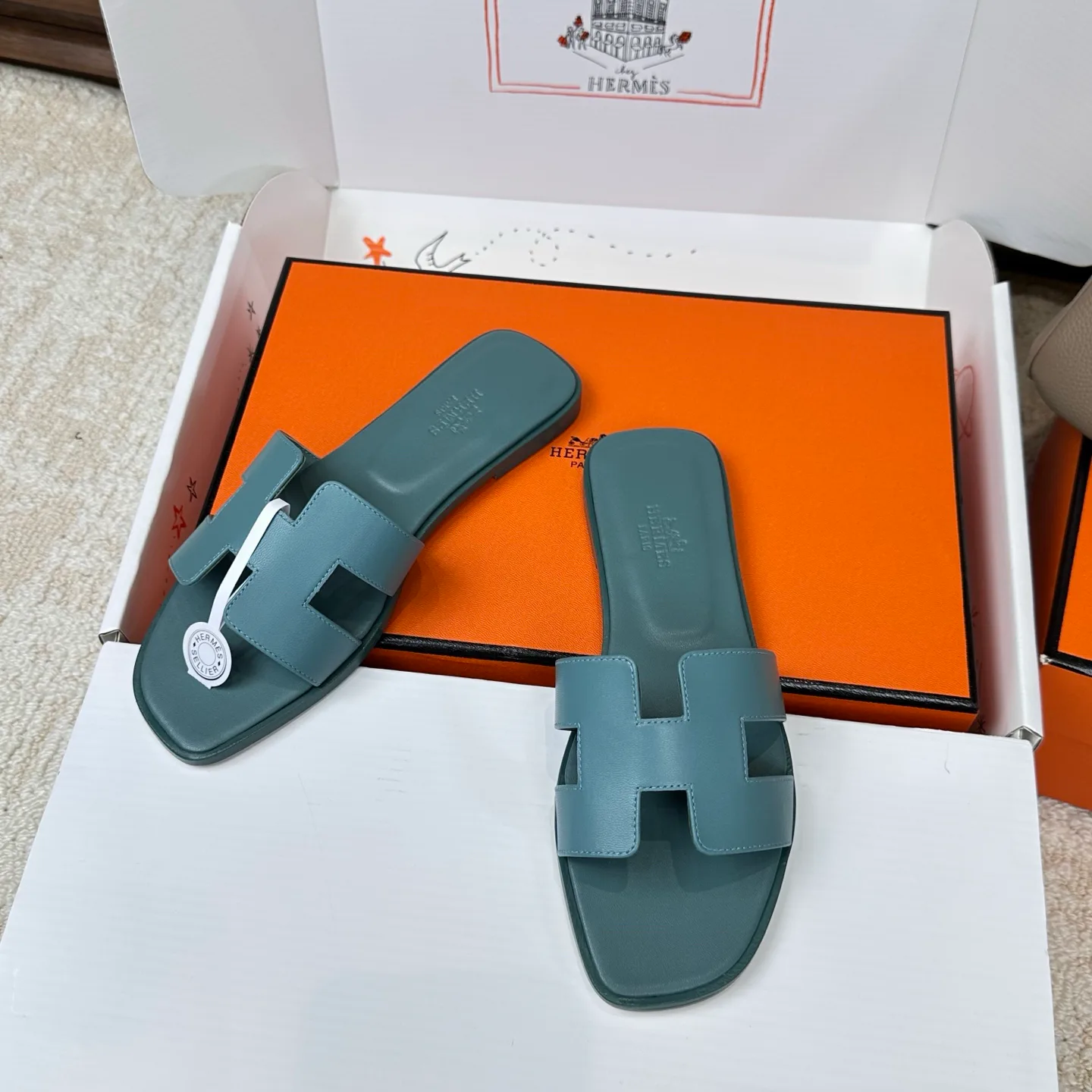 Шлепанцы Женские Hermes 3043271