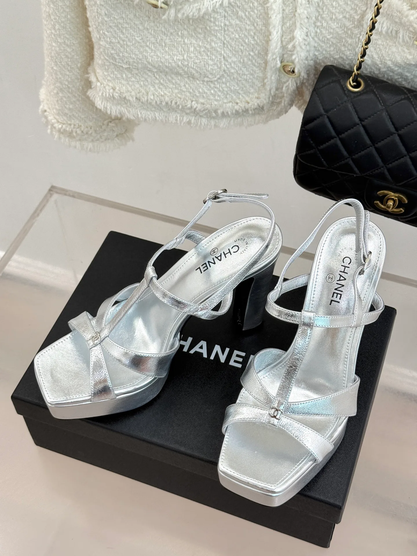 Босоножки Женские Chanel 12958090