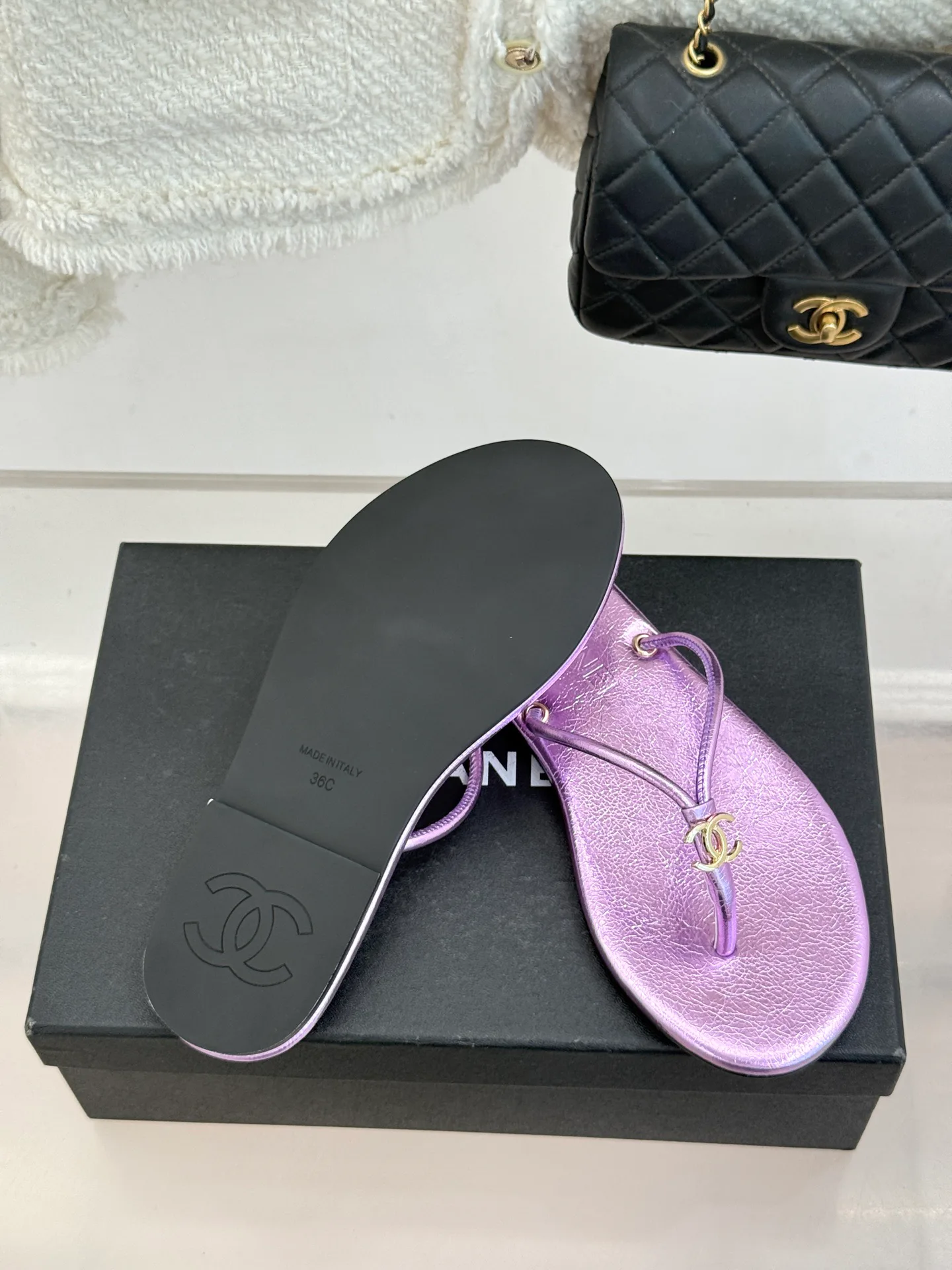 Шлепанцы Женские Chanel 11646707