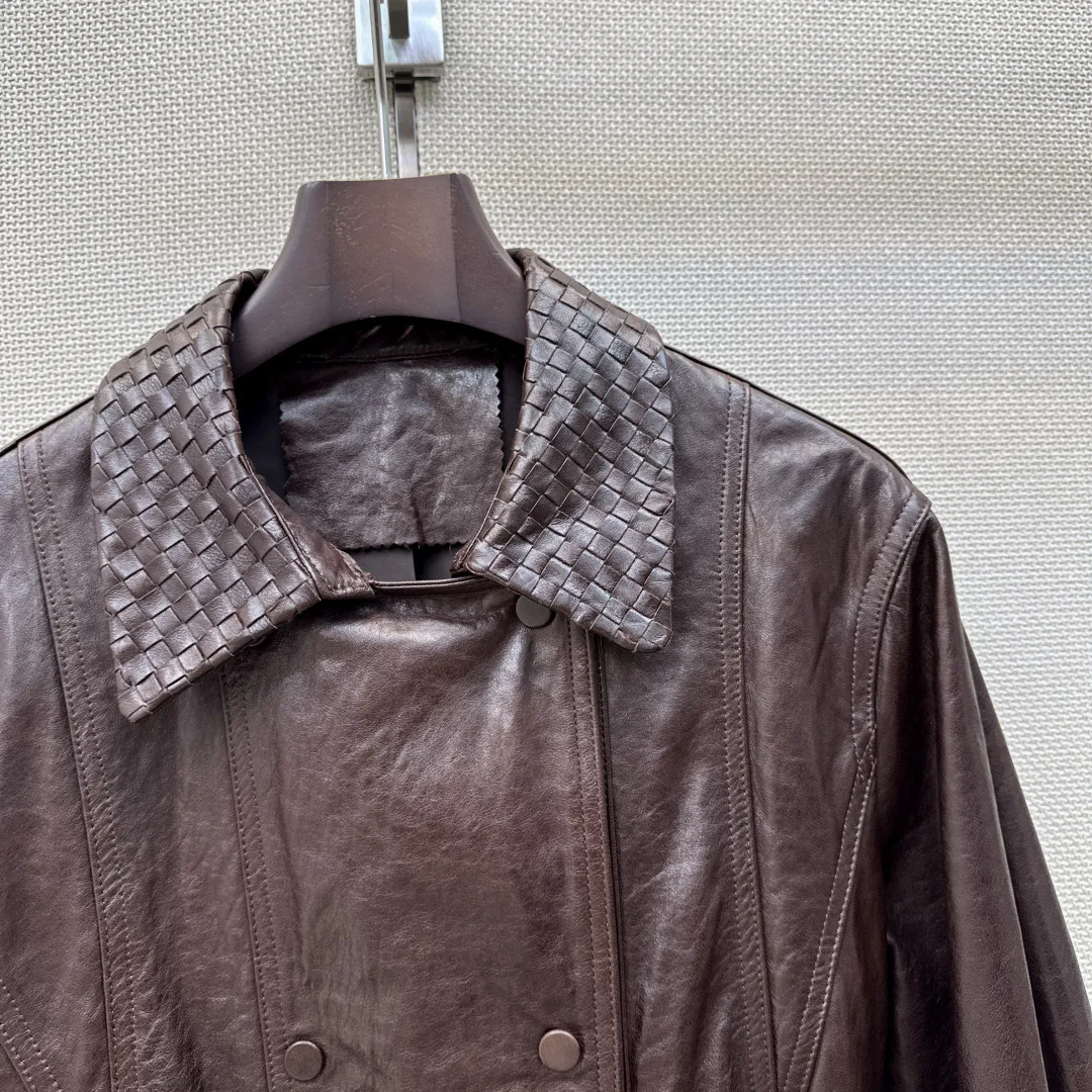 Кожаные Куртки И Дублёнки Женские Bottega Veneta 19073854