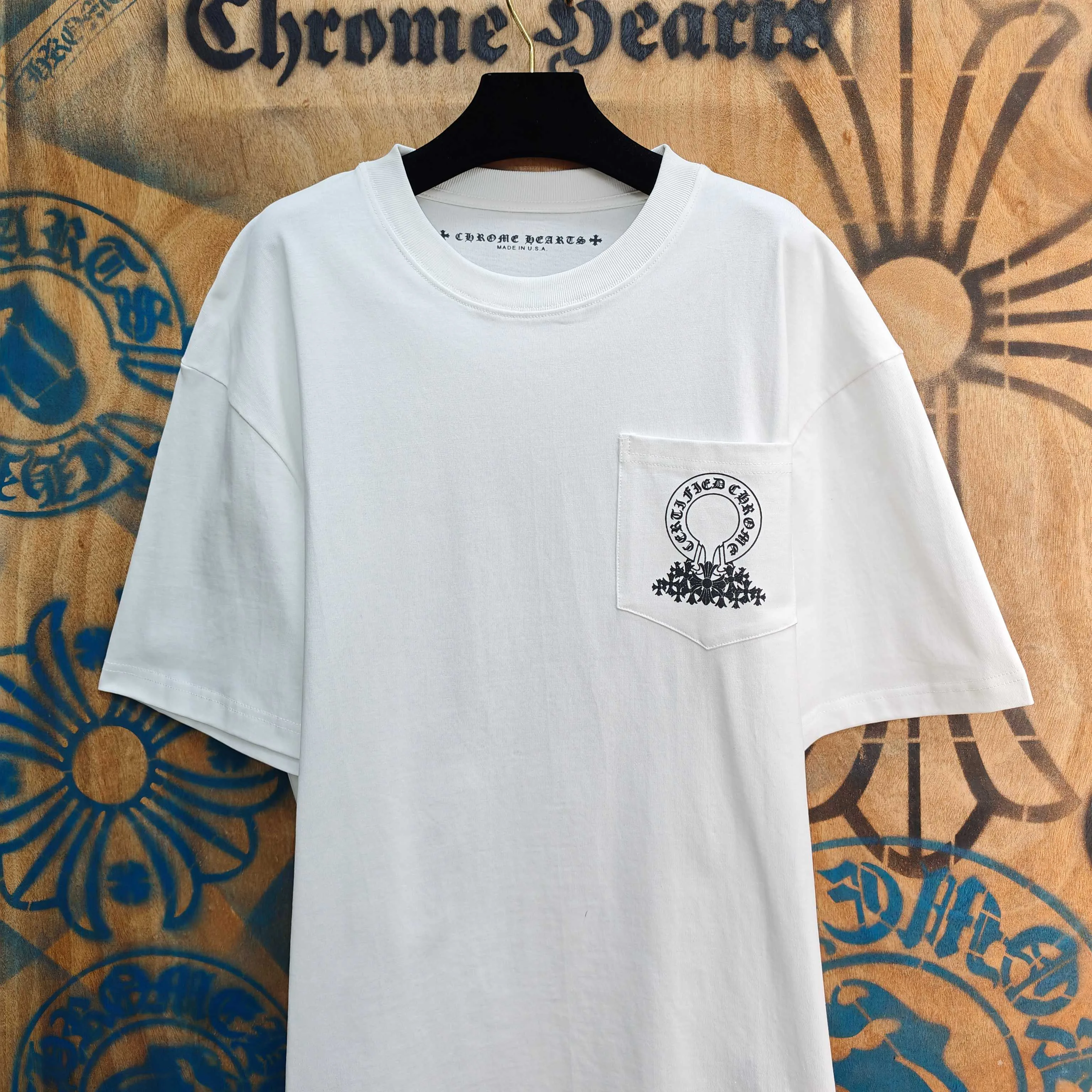 Лонгсливы Мужские Chrome Hearts 12315830