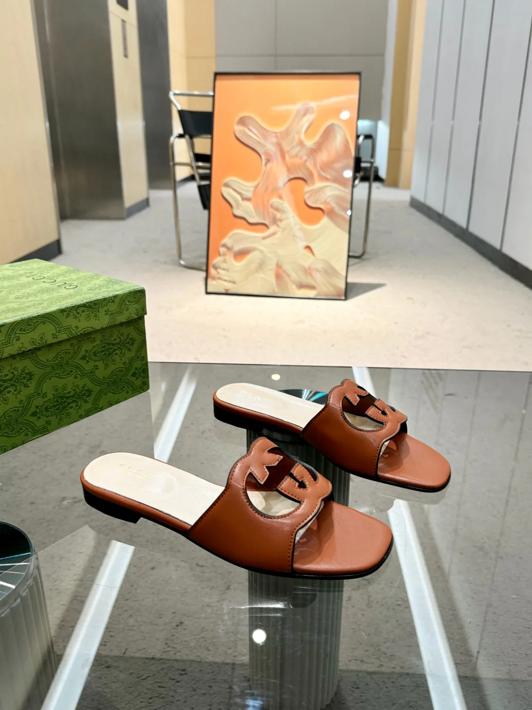 Шлепанцы Женские Gucci 11890962