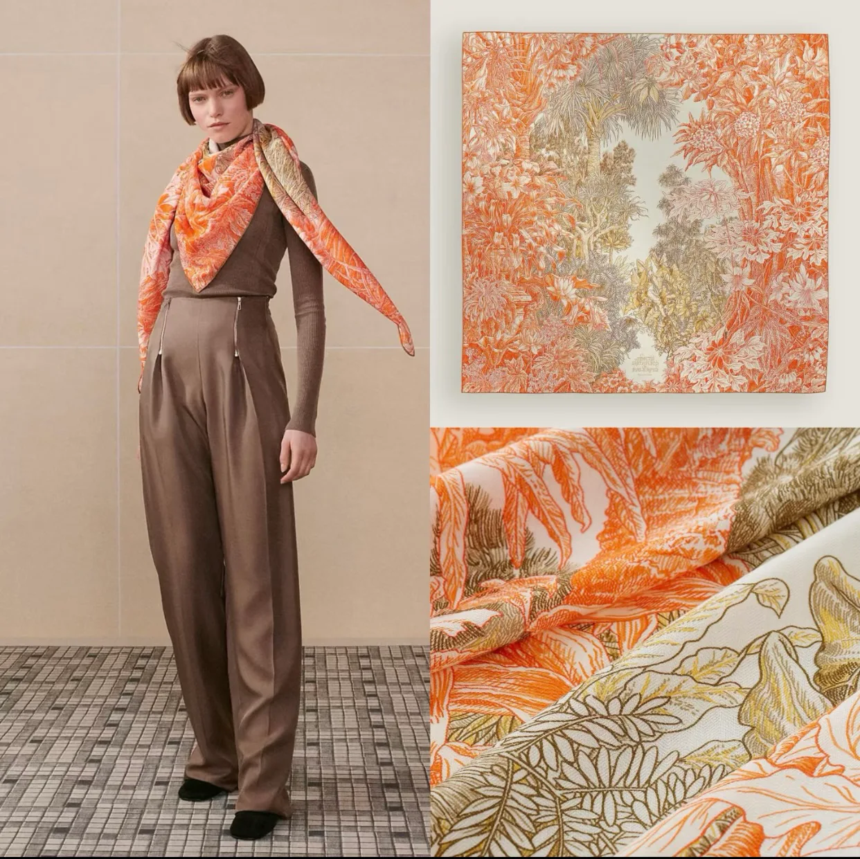 Шарфы Hermes 874152