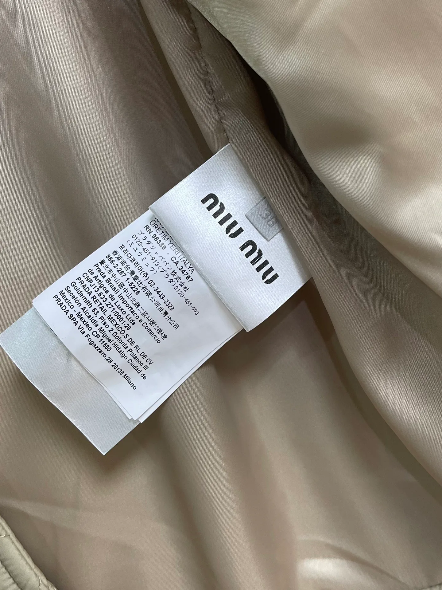 Куртки И Пуховики Мужские Miu Miu 135388