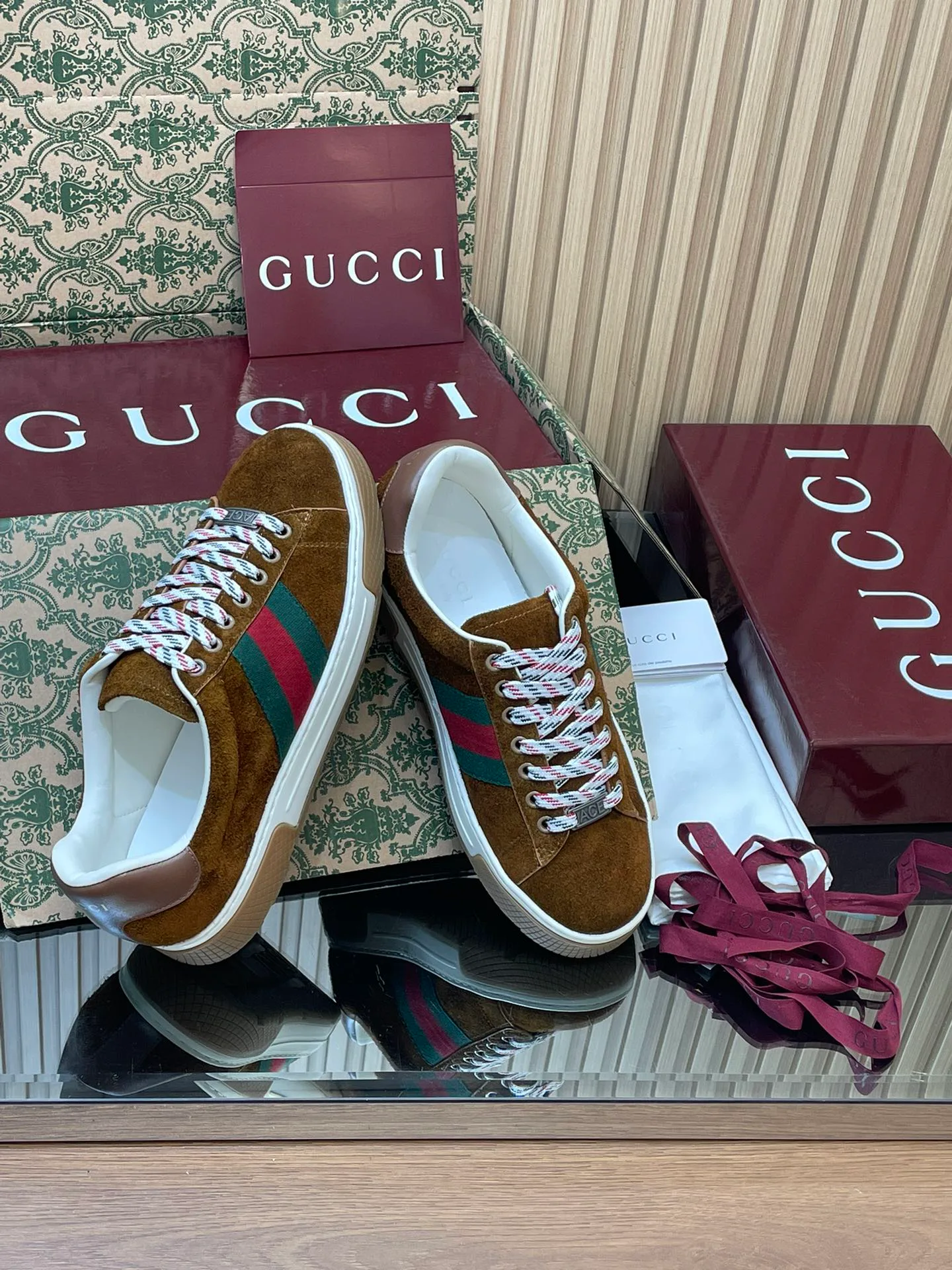 Кроссовки Мужские Gucci 3443597