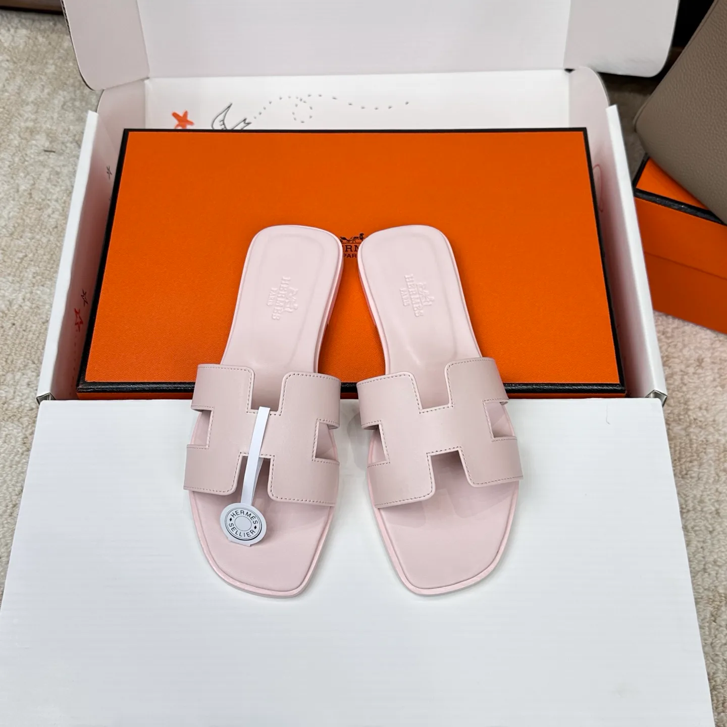 Шлепанцы Женские Hermes 3043278