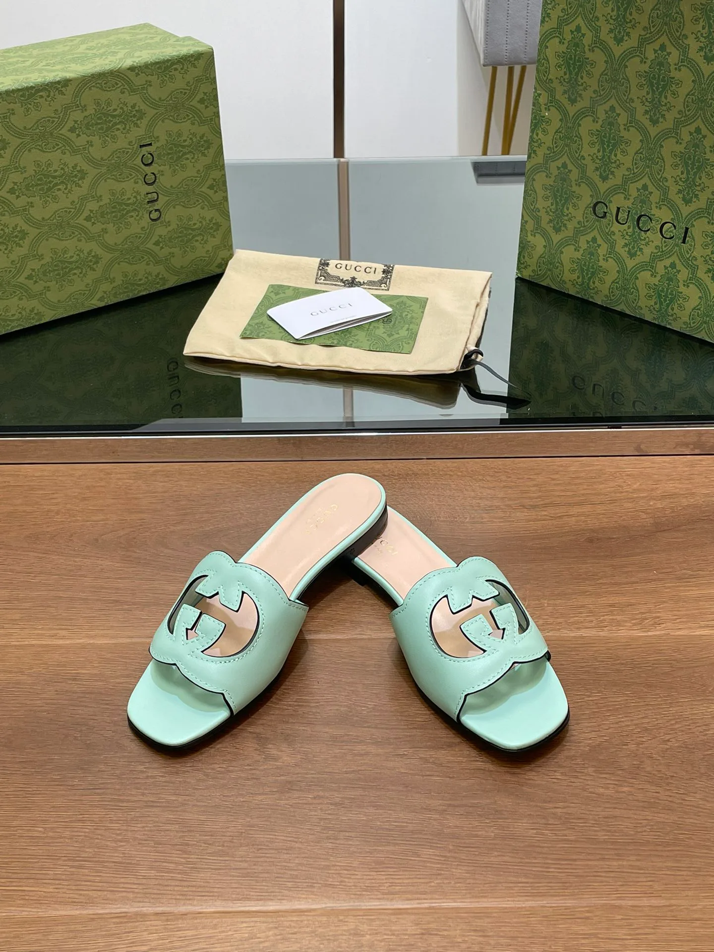 Шлепанцы Женские Gucci 11580