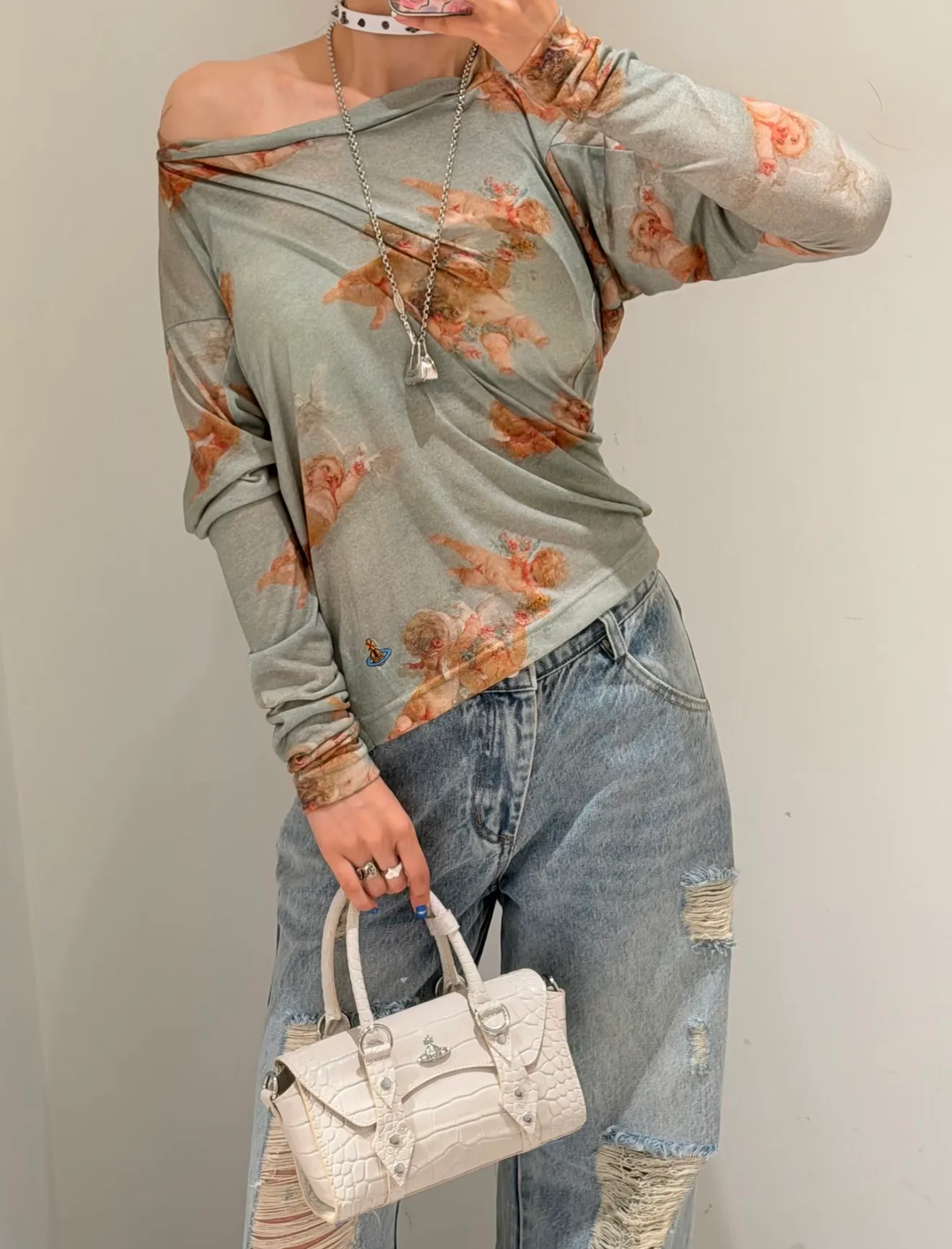 Лонгсливы Женские Vivienne Westwood 16980782