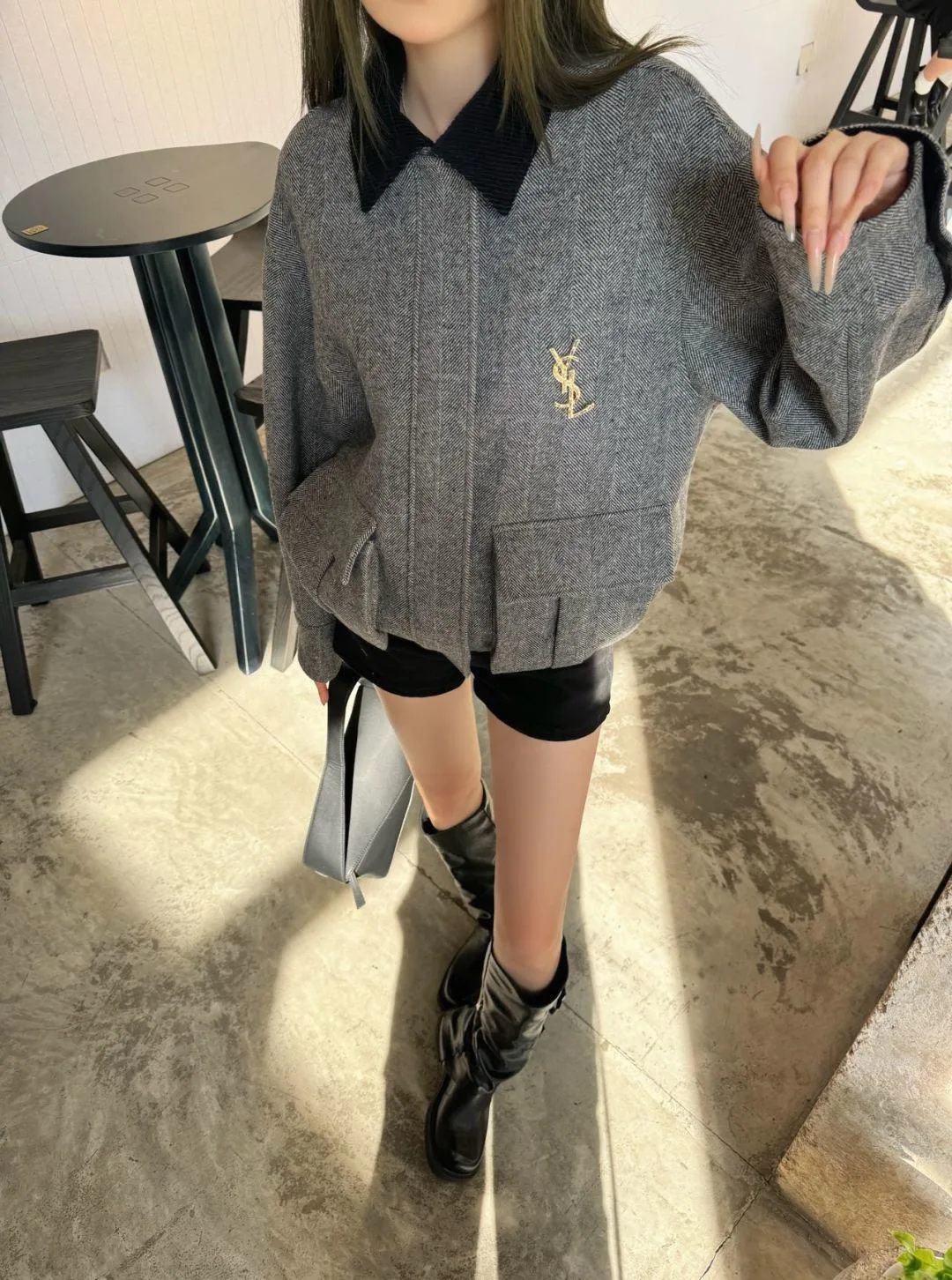 Куртки Женские Saint Laurent 476524