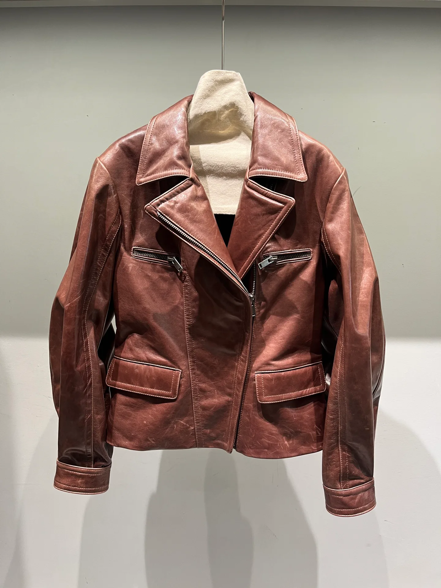 Кожаные Куртки И Дублёнки Женские Saint Laurent 18524958