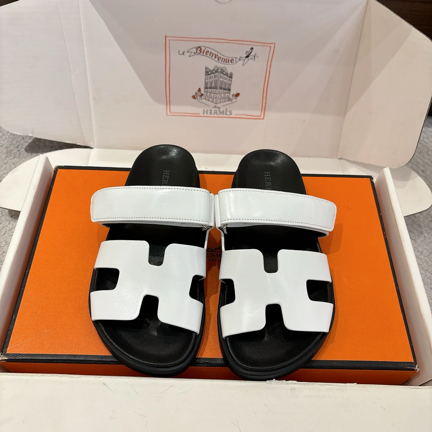 Шлепанцы Женские Hermes 406449