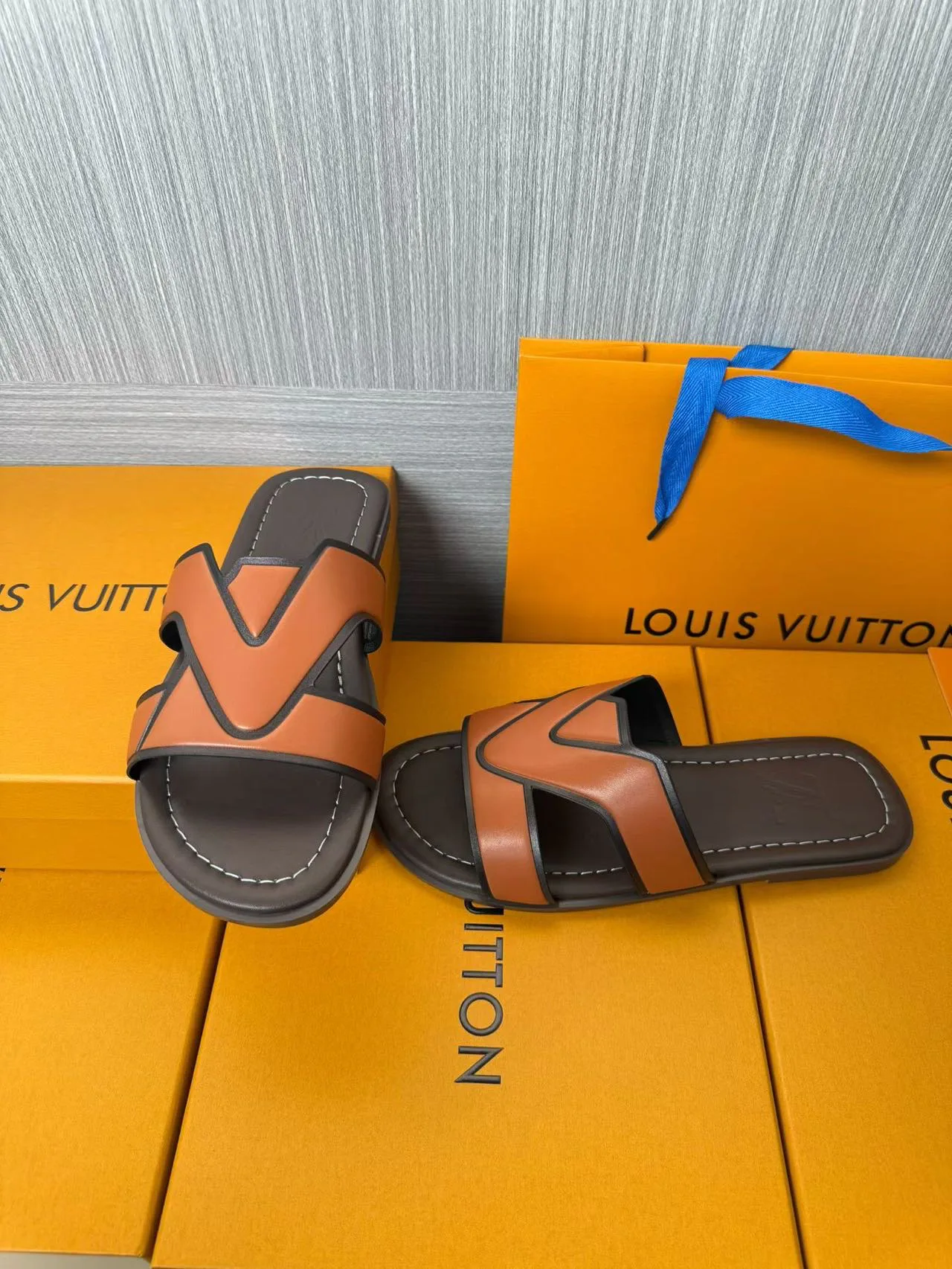Шлепанцы Мужские Louis Vuitton 1310620