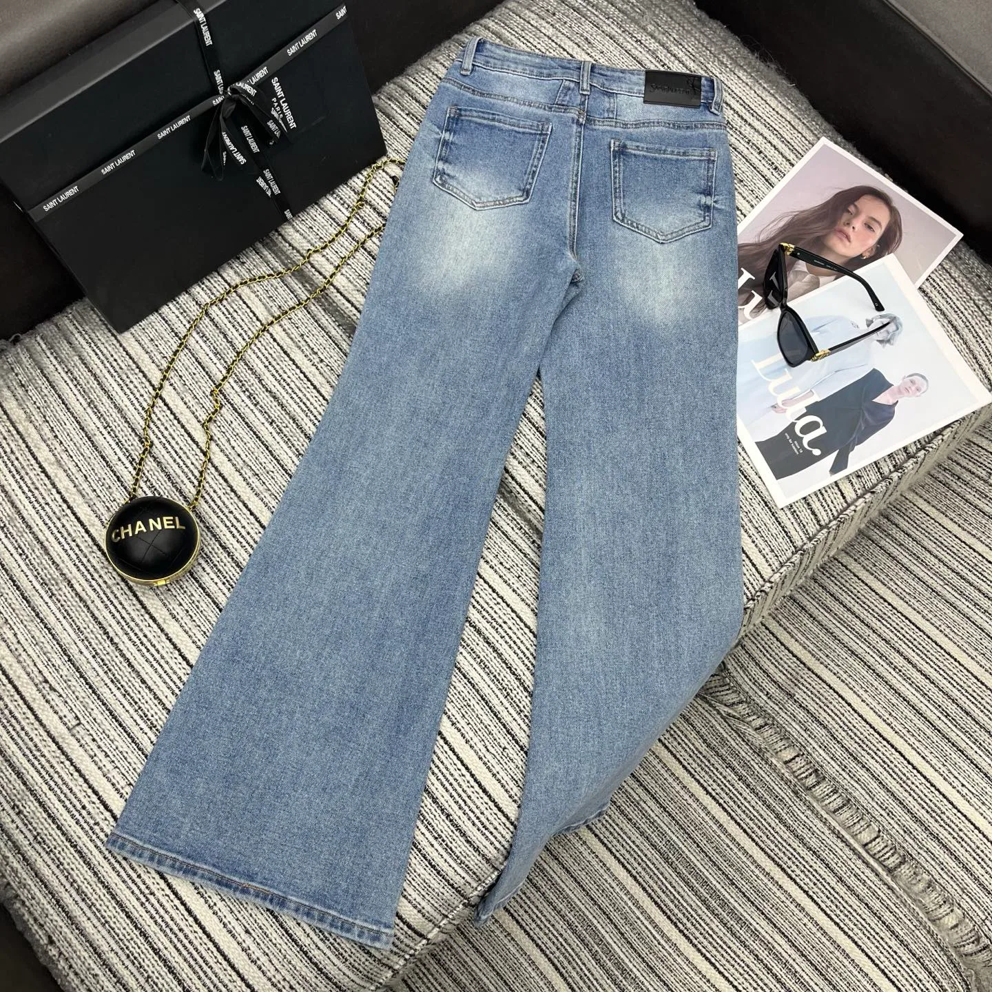 Джинсы Женские Saint Laurent 1401336