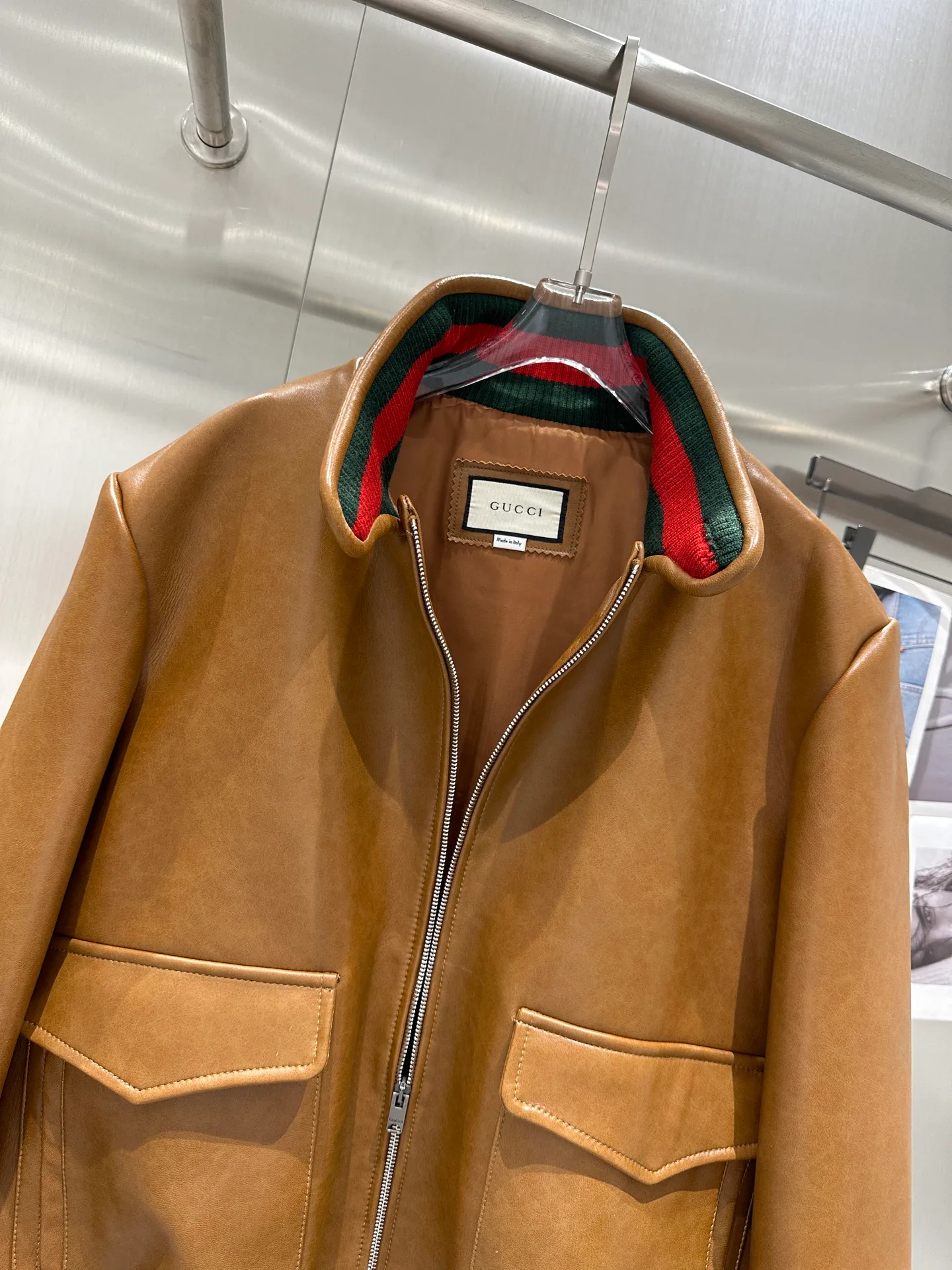 Кожаные Куртки И Дублёнки Мужские Gucci 11181064