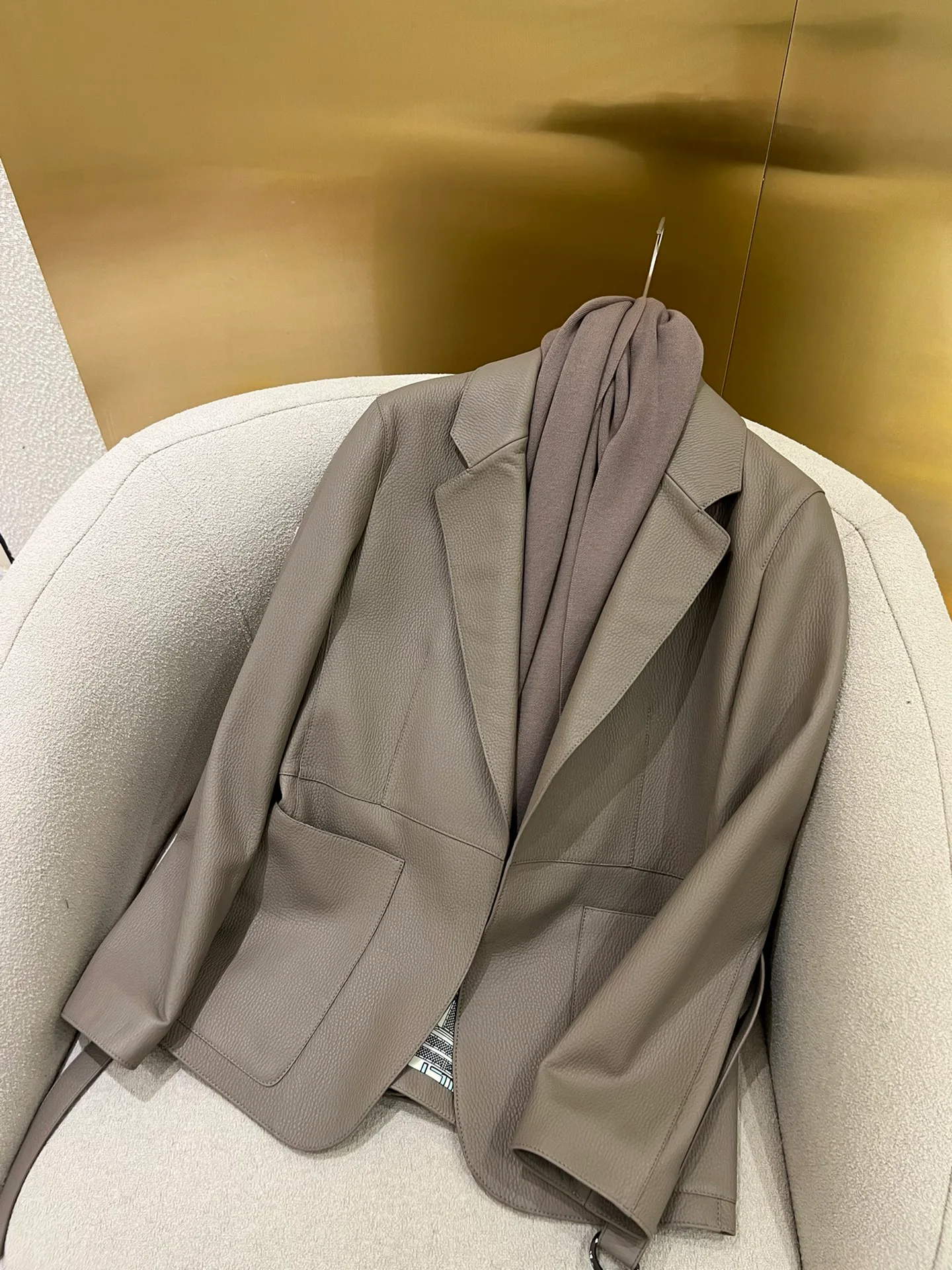 Кожаные Куртки И Дублёнки Женские Hermes 11491526