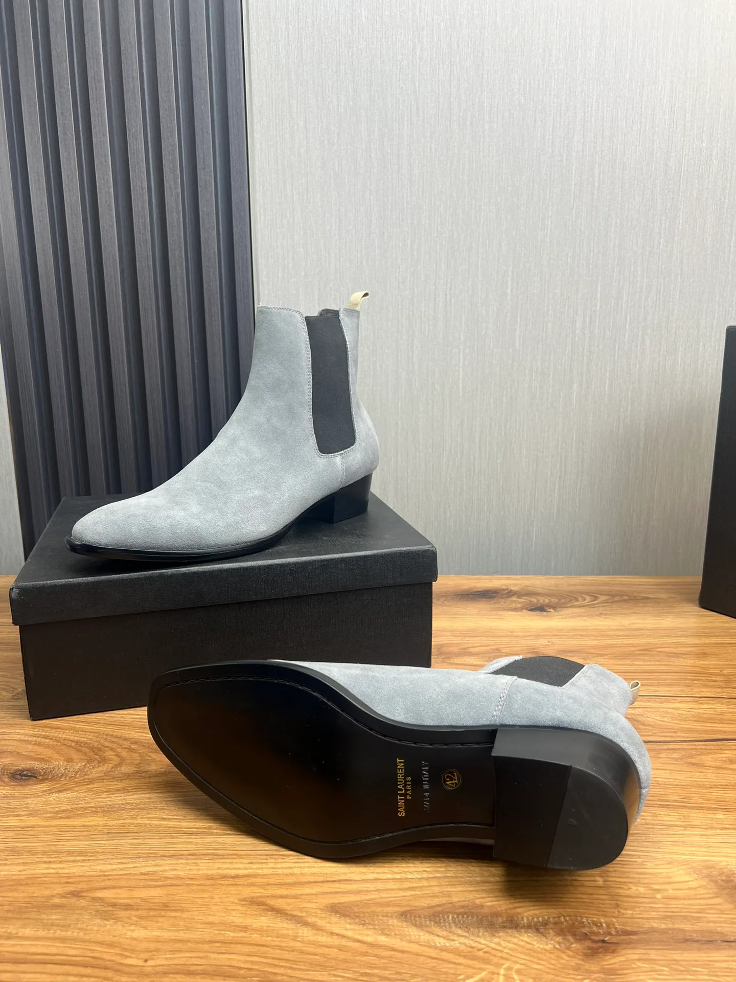 Ботинки Мужские Saint Laurent 1261420