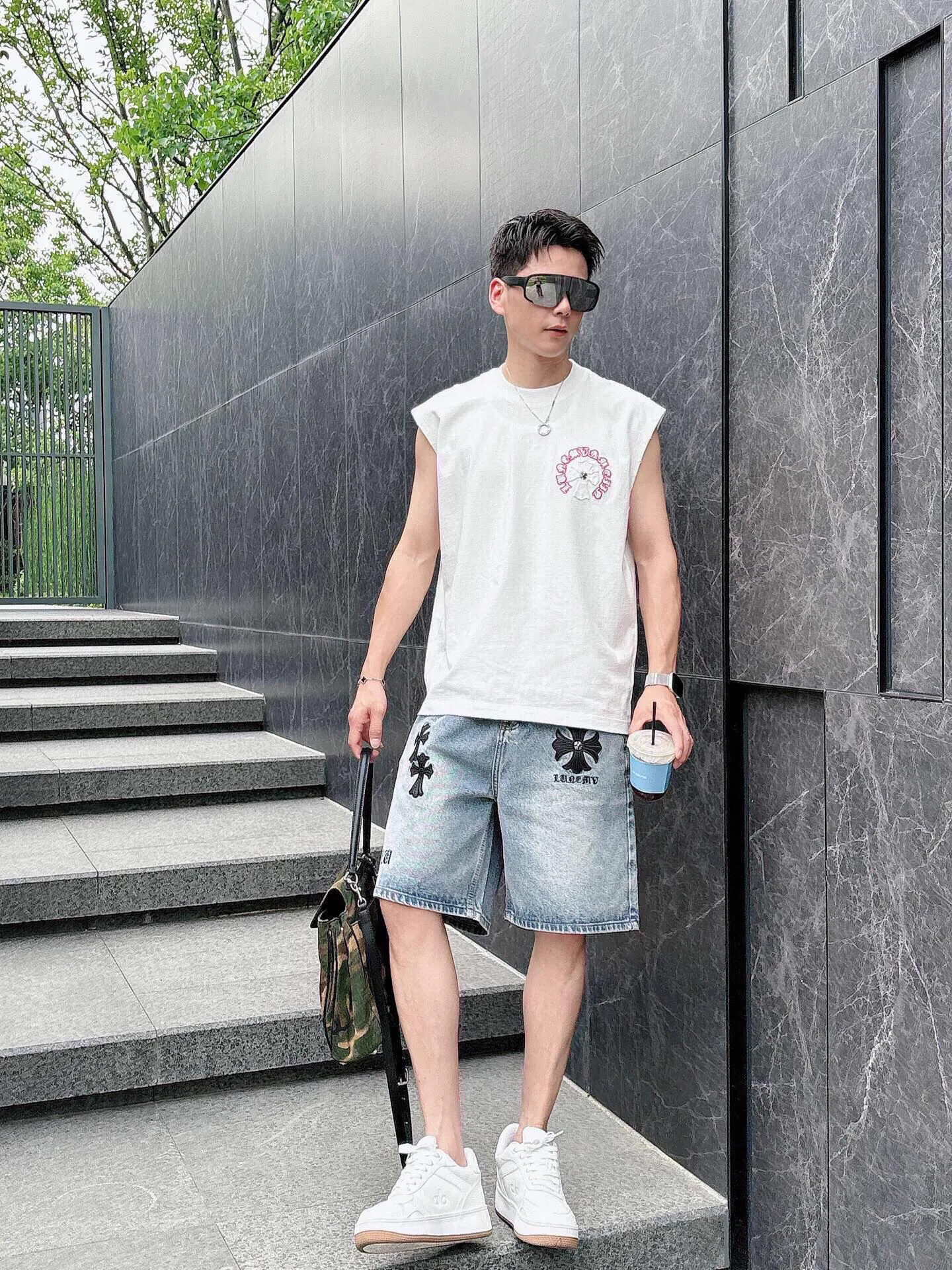 Футболки Мужские Chrome Hearts 11646918