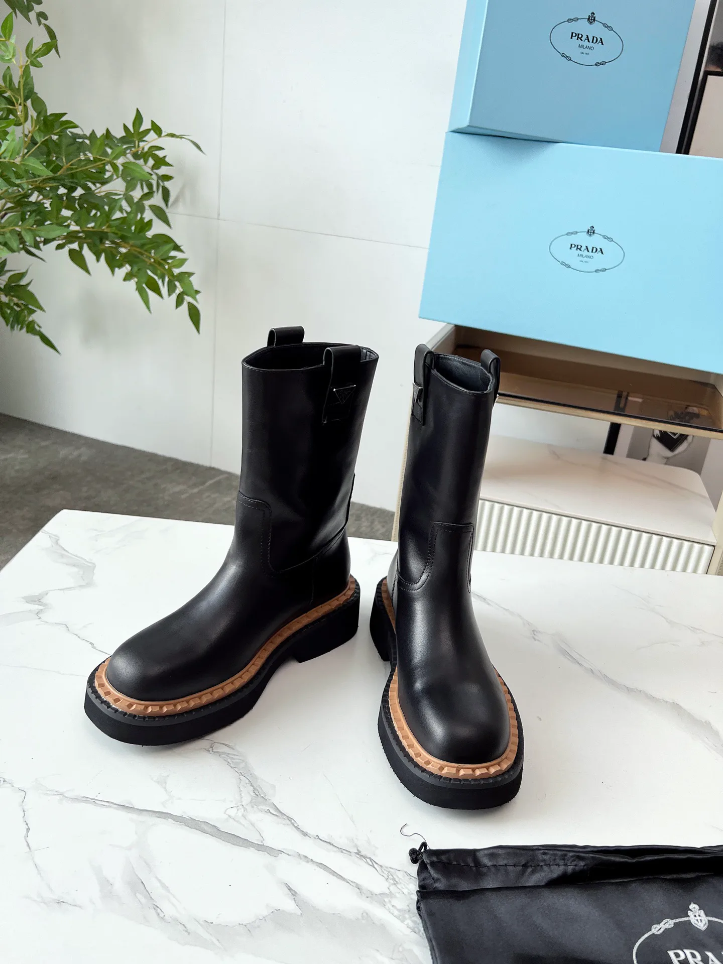 Ботинки Женские Prada 360865