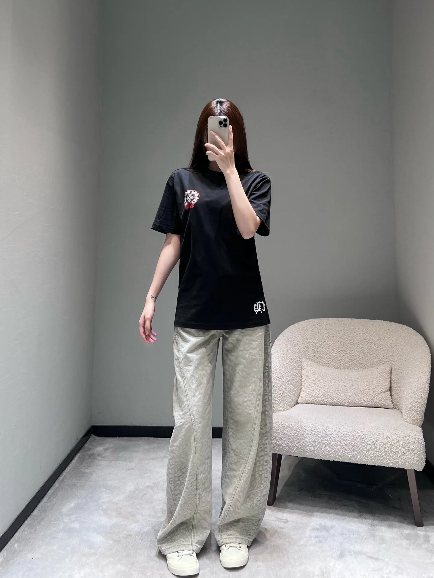 Футболки Женские Chrome Hearts 2707860