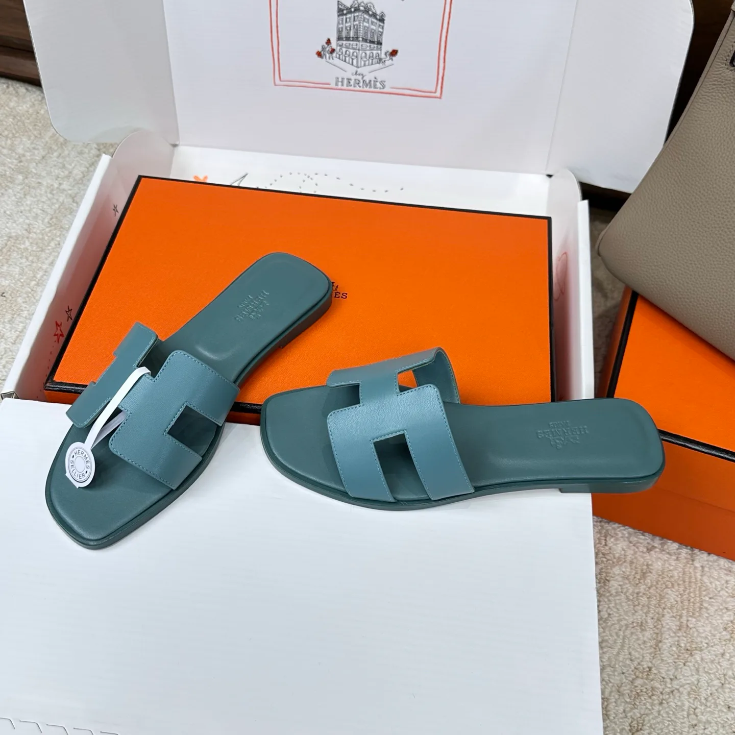 Шлепанцы Женские Hermes 3043271