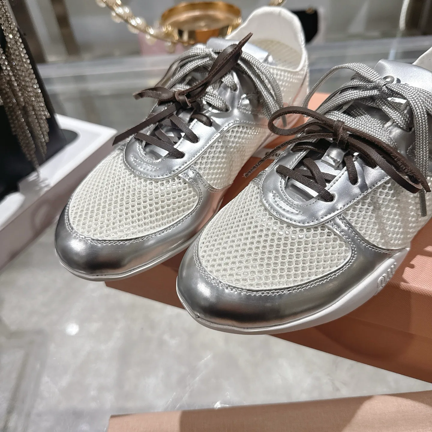 Кроссовки Женские Miu Miu 4549619