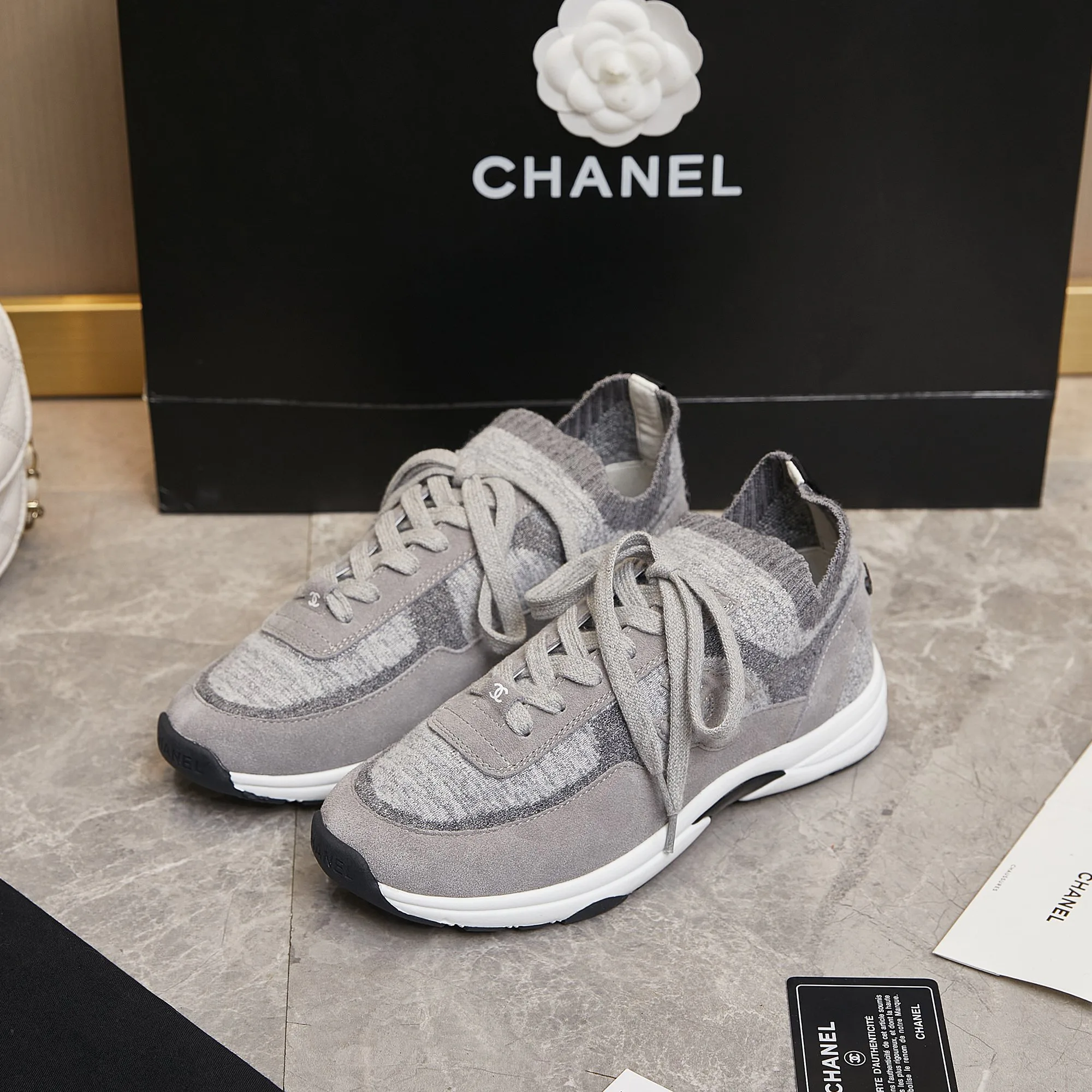 Кроссовки Женские Chanel 1268457