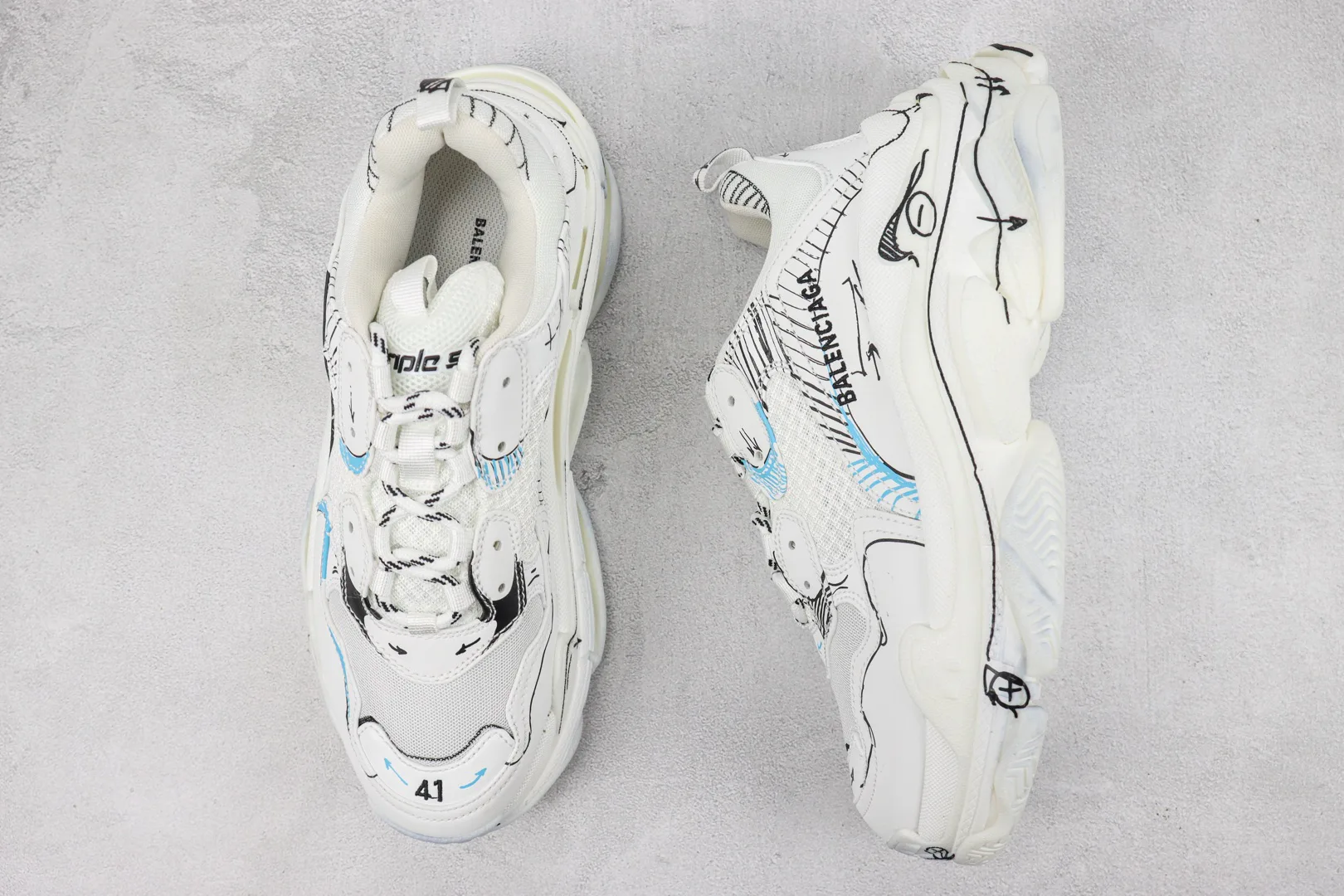 Кроссовки Женские Balenciaga 9670