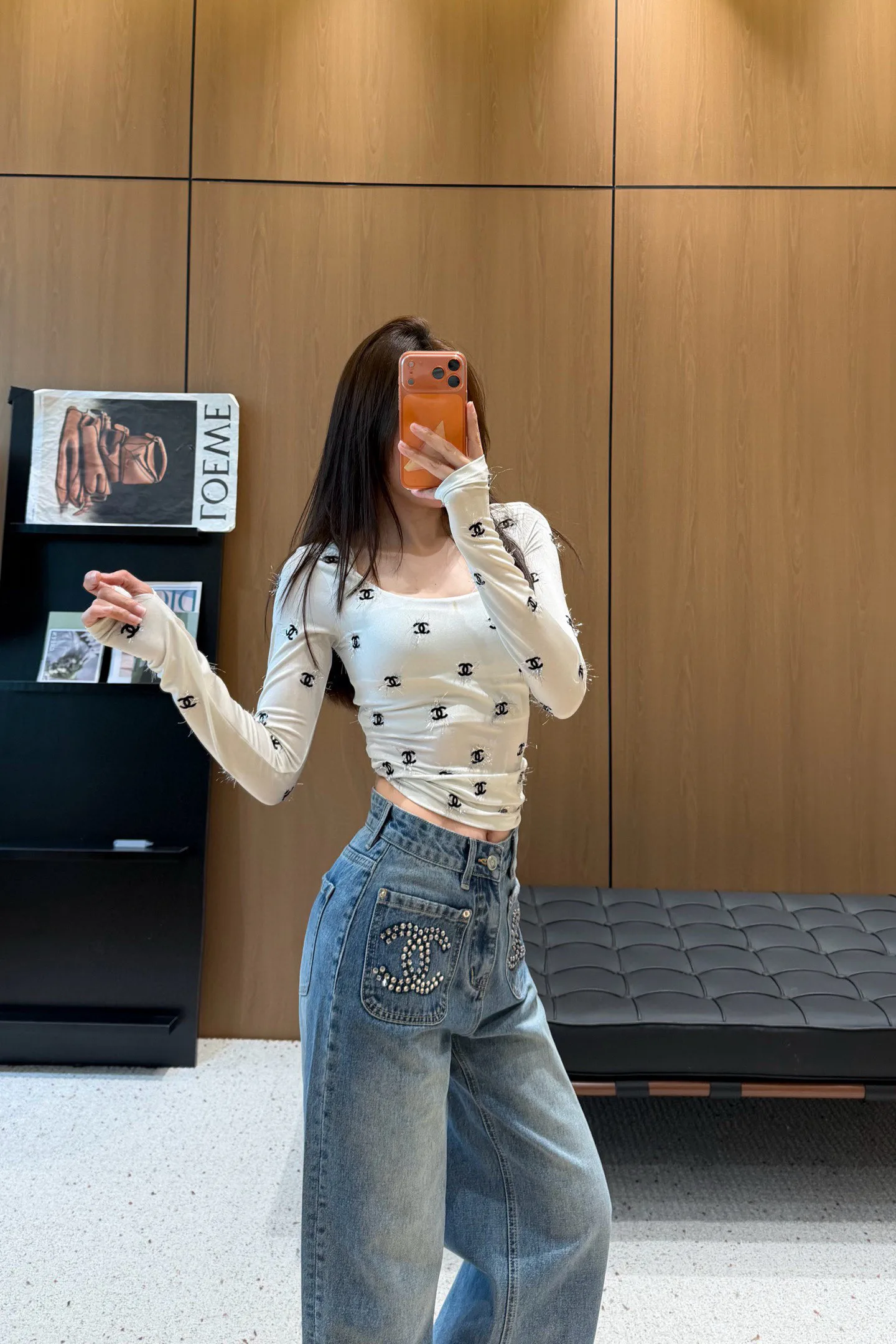 Джинсы Женские Chanel 9635820