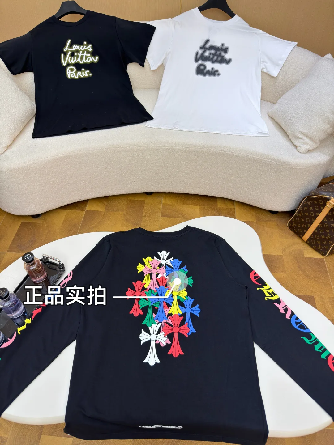 Лонгсливы Мужские Chrome Hearts 11399338