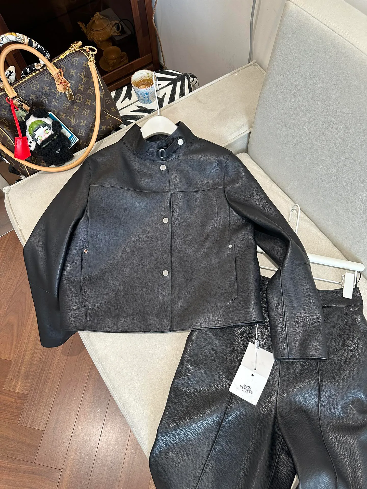 Кожаные Куртки И Дублёнки Женские Hermes 11460735