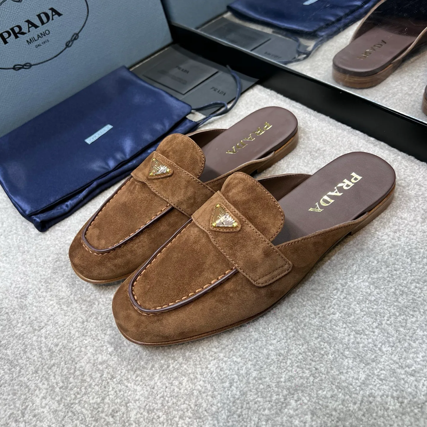 Мюли И Сабо Женские Prada 31059