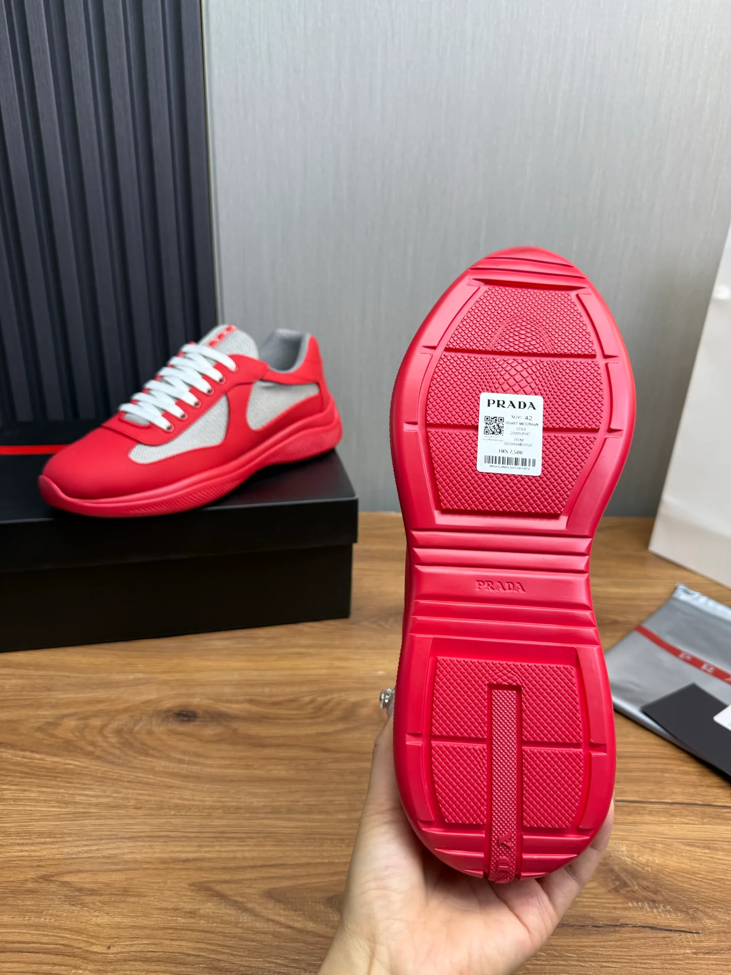 Кроссовки Женские Prada 1261595