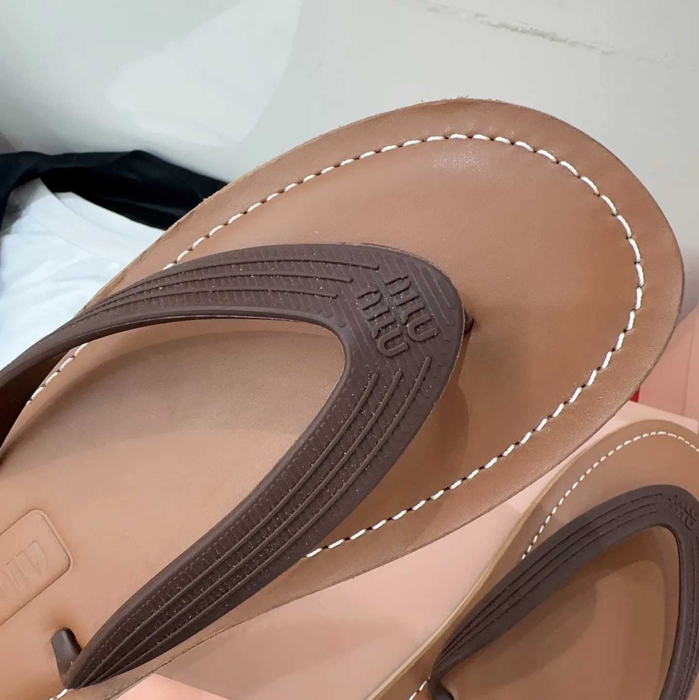 Шлепанцы Женские Miu Miu 12859285