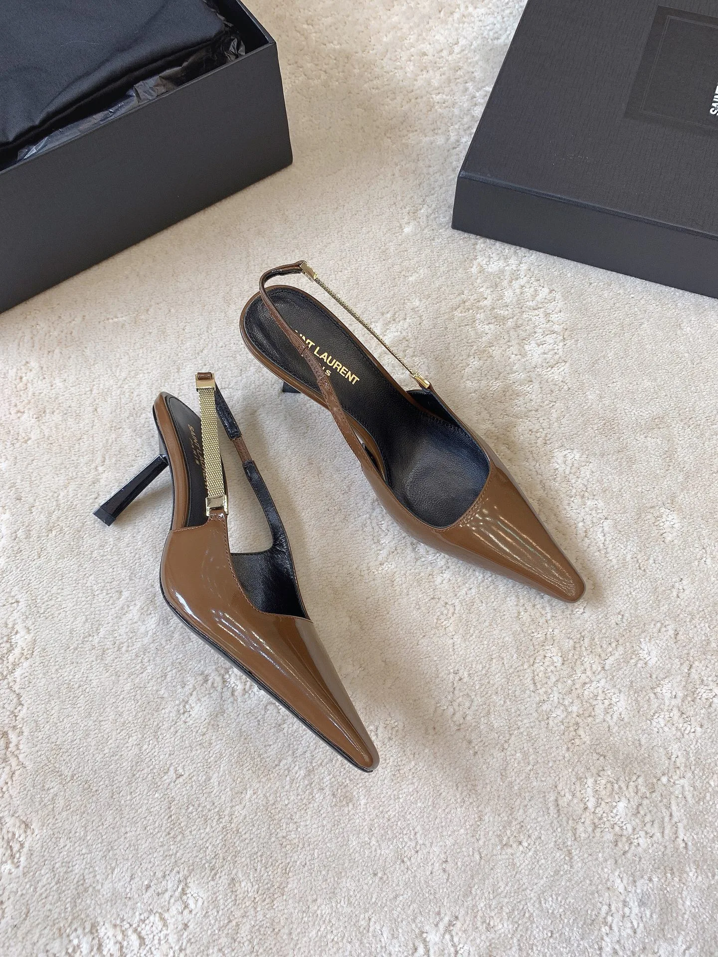Туфли Женские Saint Laurent 4348474