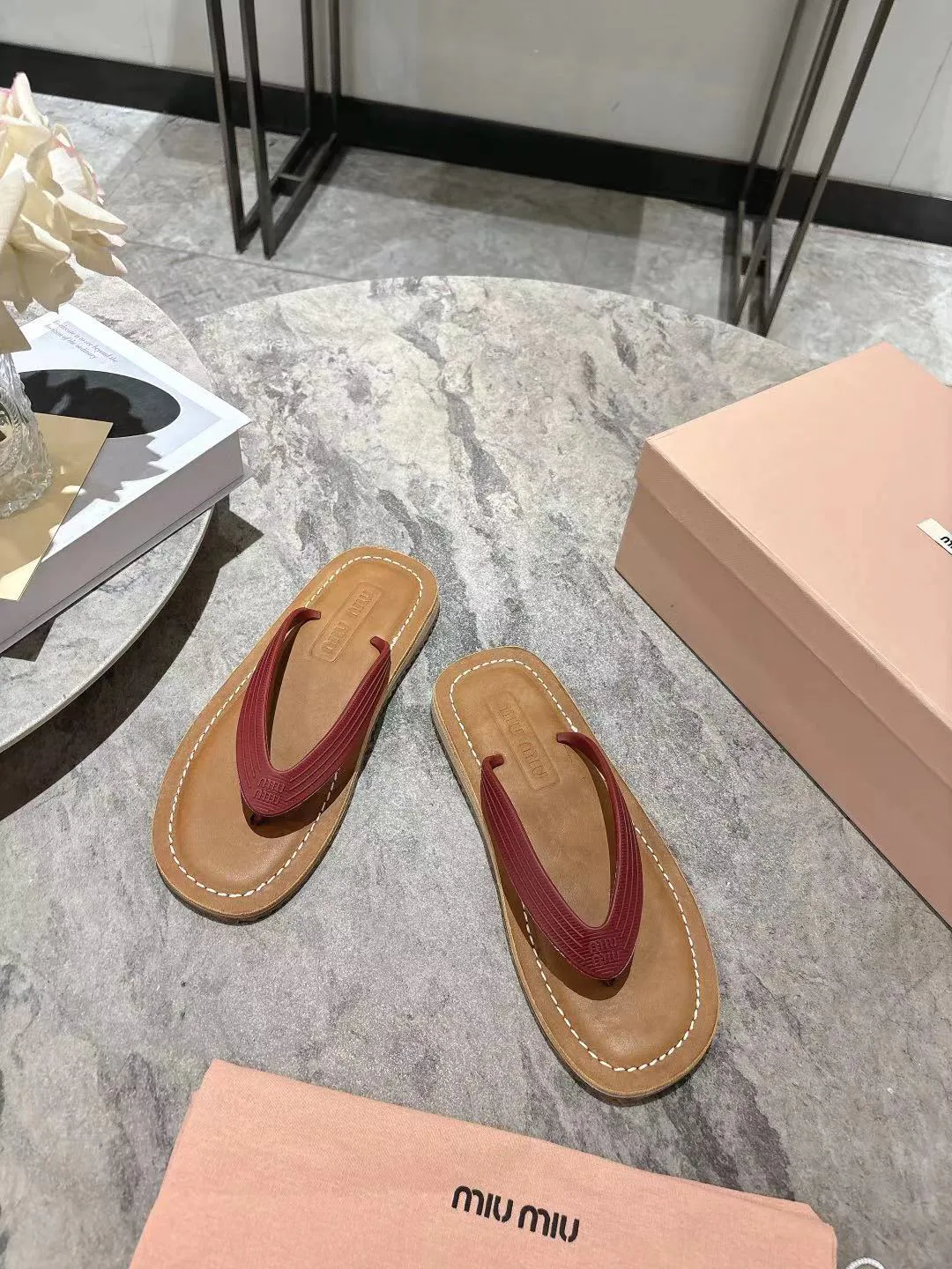 Шлепанцы Женские Miu Miu 11689090