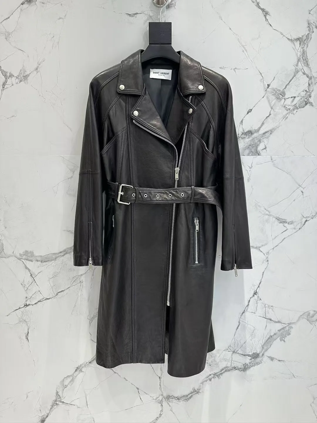 Кожаные Куртки И Дублёнки Женские Saint Laurent 11700608