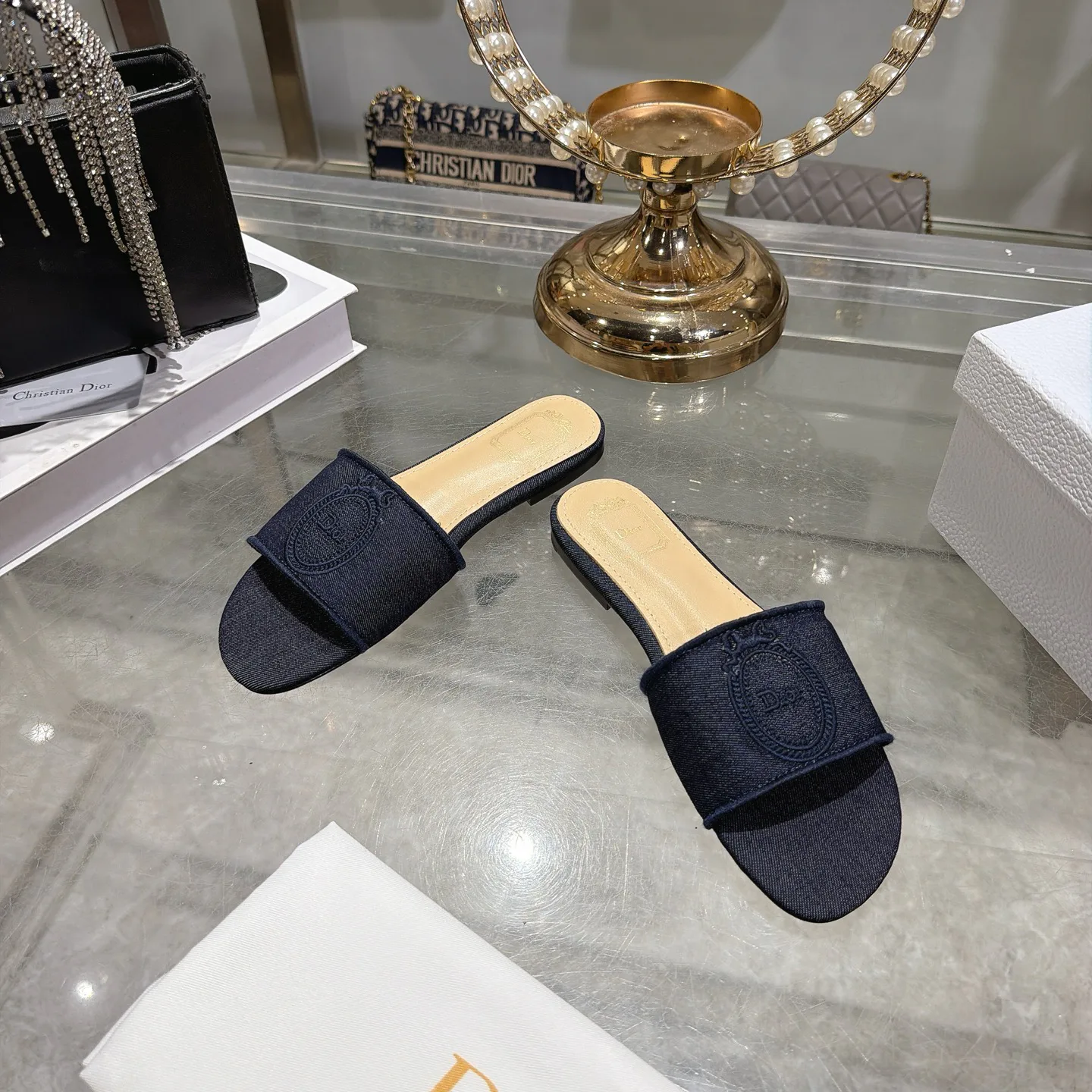 Шлепанцы Женские Christian Dior 15378897