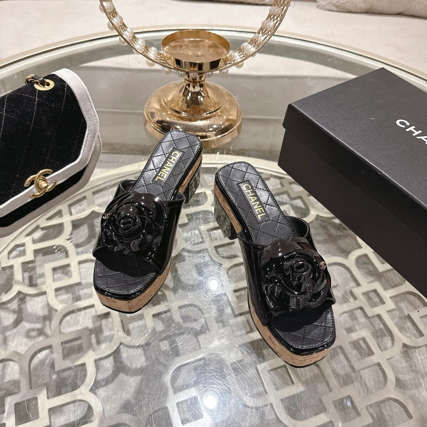 Босоножки Женские Chanel 1529120