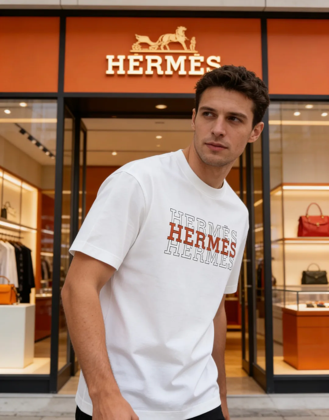 Футболки Мужские Hermes 13442025
