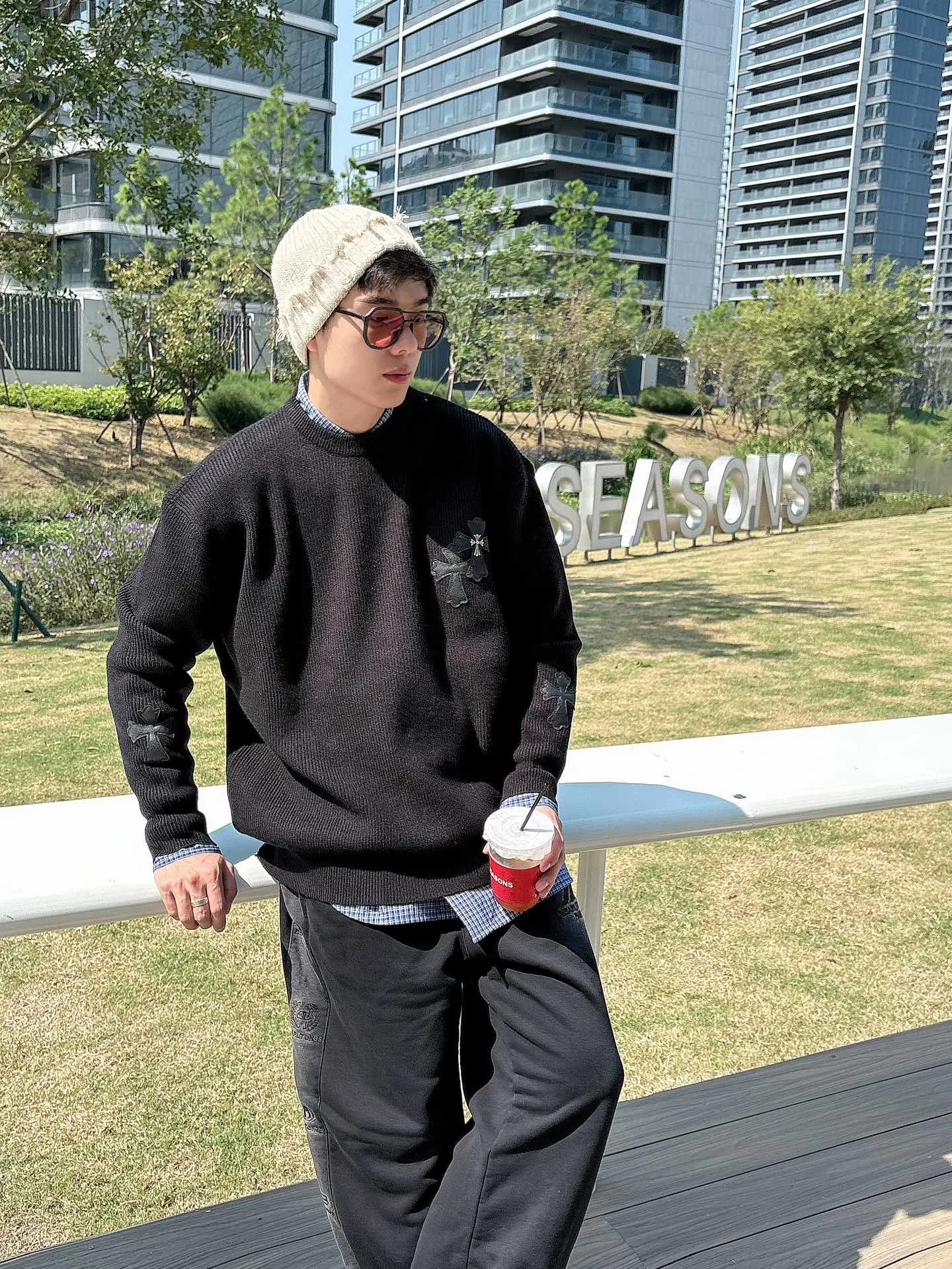 Джемперы И Свитеры Мужские Chrome Hearts 928685