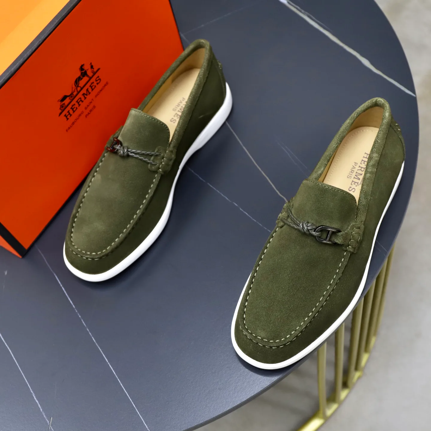 Лоферы Мужские Hermes 366857