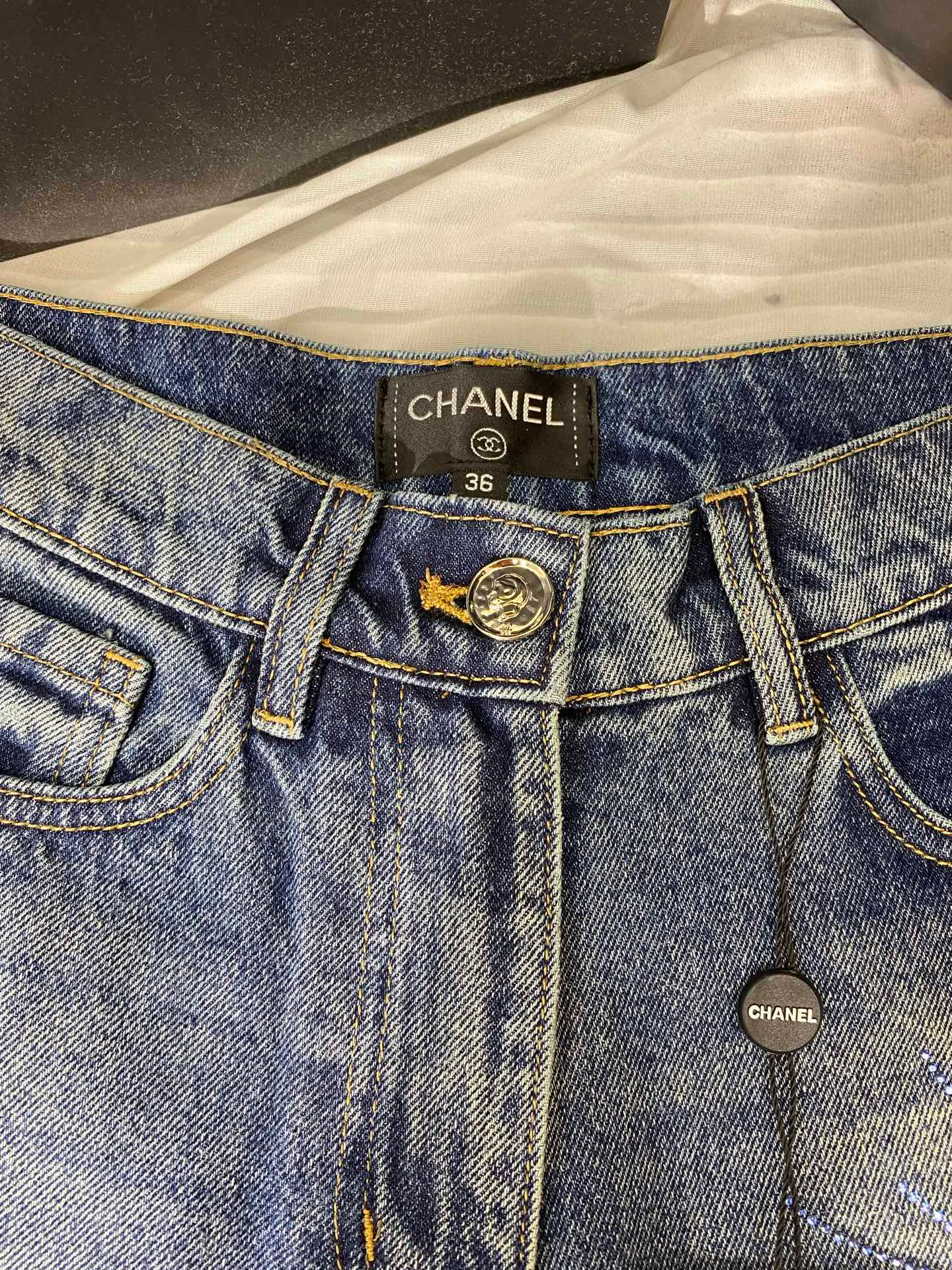 Джинсы Женские Chanel 1849761