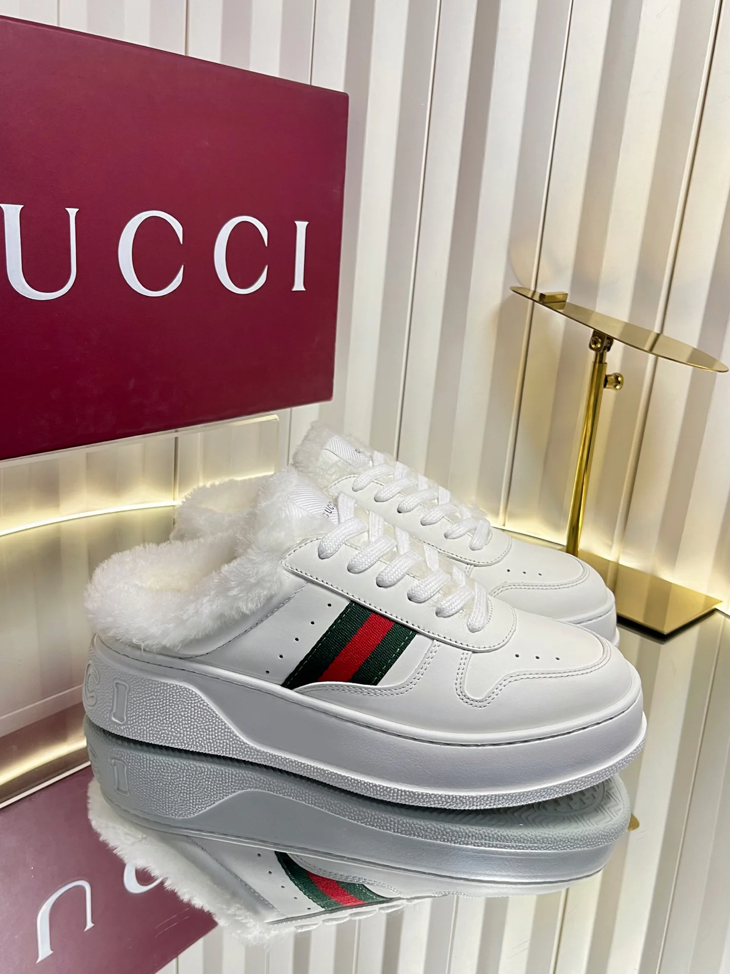 Кеды Женские Gucci 415629