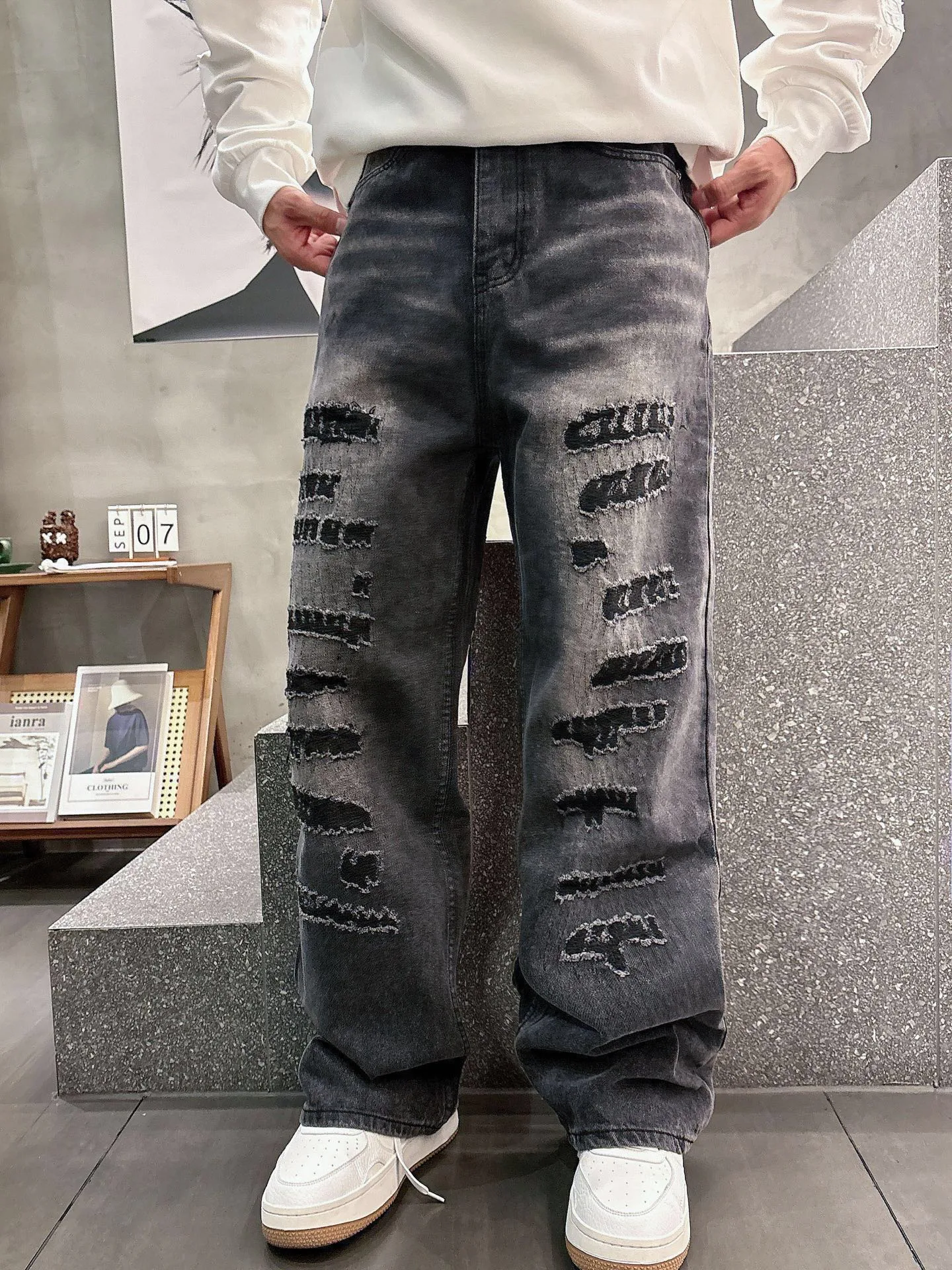 Джинсы Женские Chrome Hearts 11701402